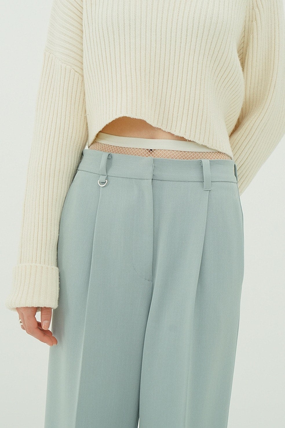 2WAY TUCK STRAIGHT PANTS