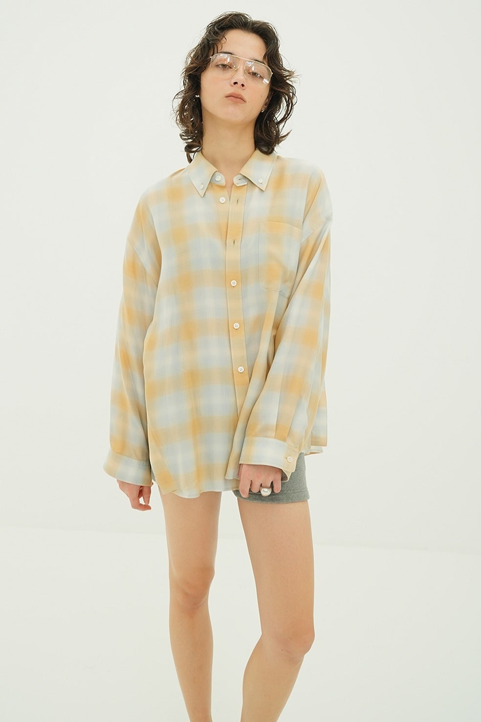 2WAY OVER OMBRE CHECK SHIRTS