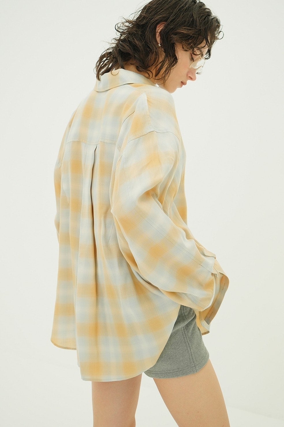2WAY OVER OMBRE CHECK SHIRTS