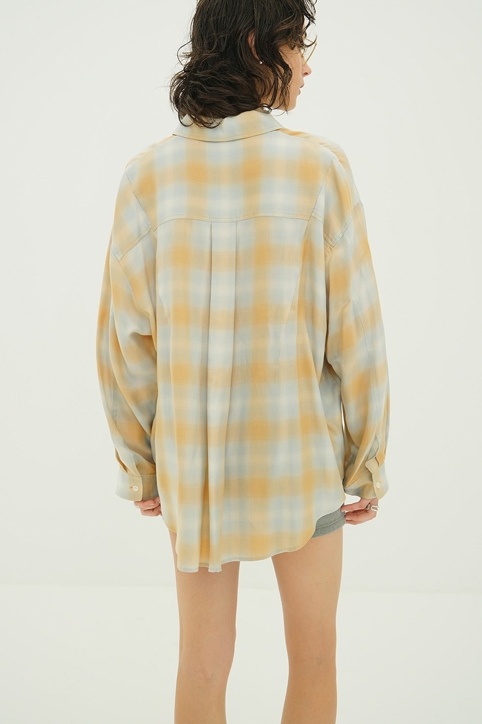 2WAY OVER OMBRE CHECK SHIRTS