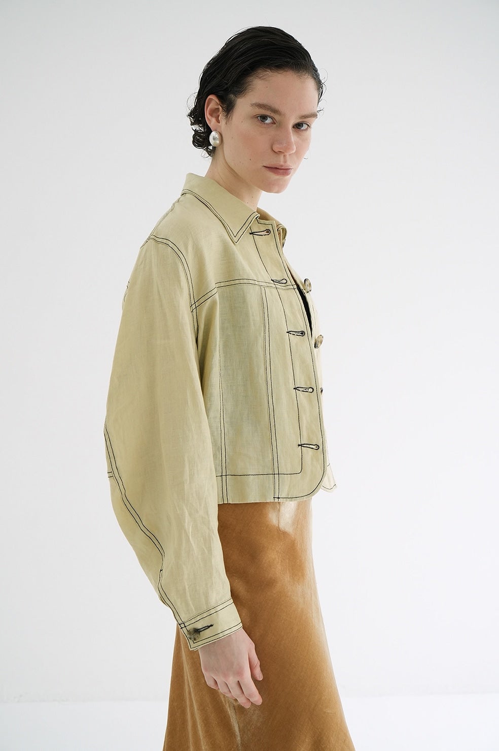 LINEN SHIRT JACKET