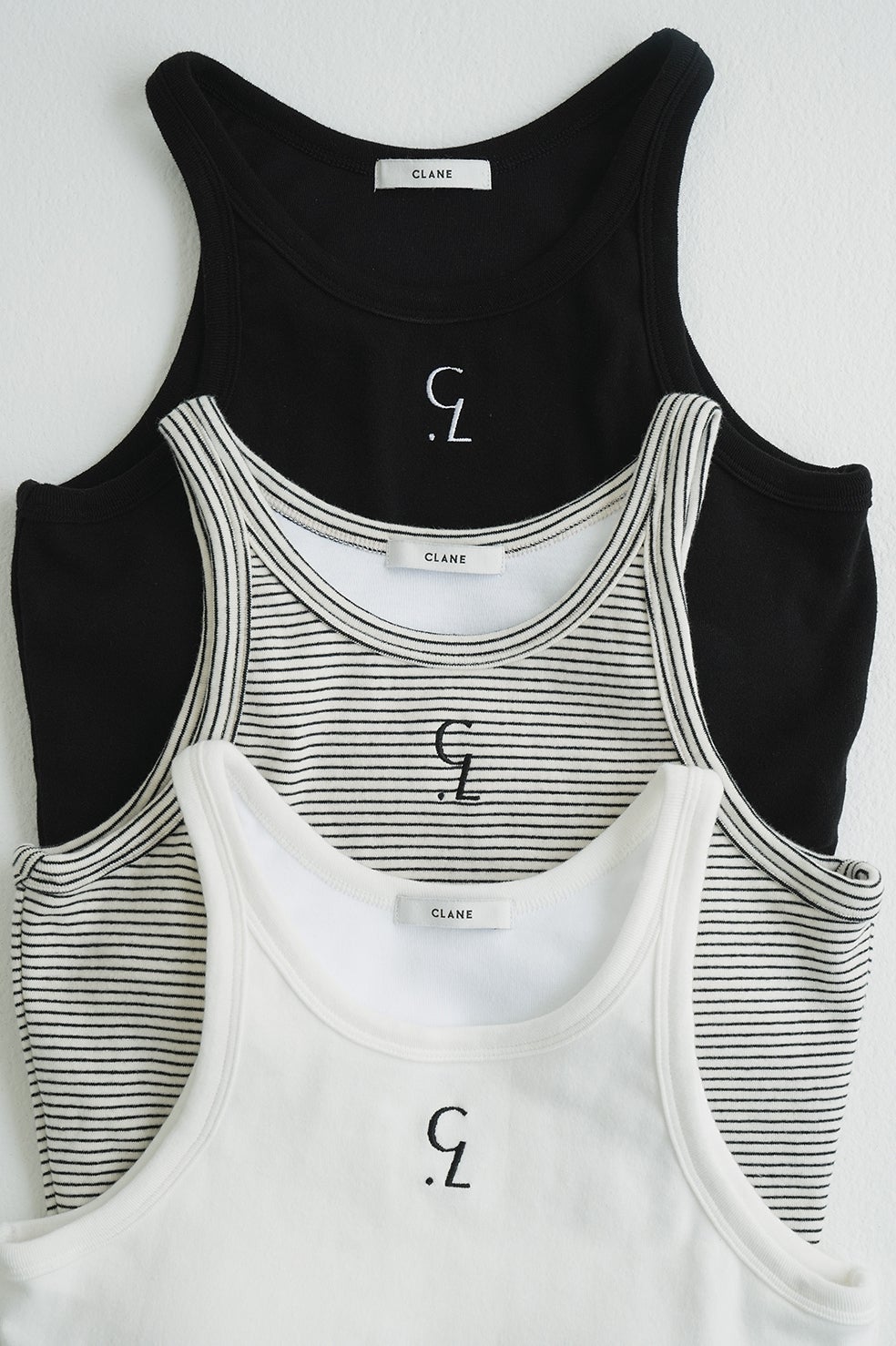 LOGO SLIM TANK TOPS
