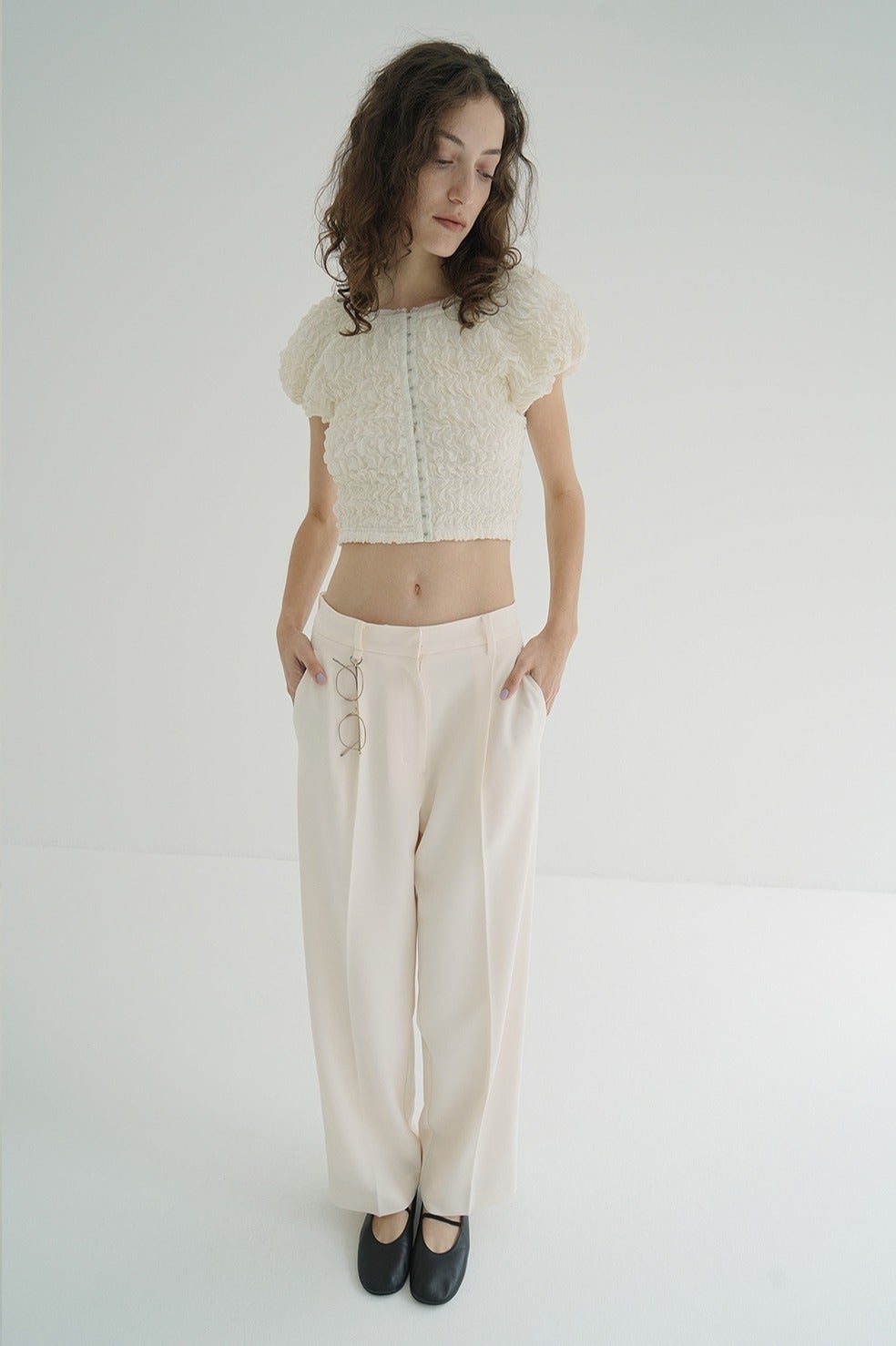 2WAY TUCK STRAIGHT PANTS