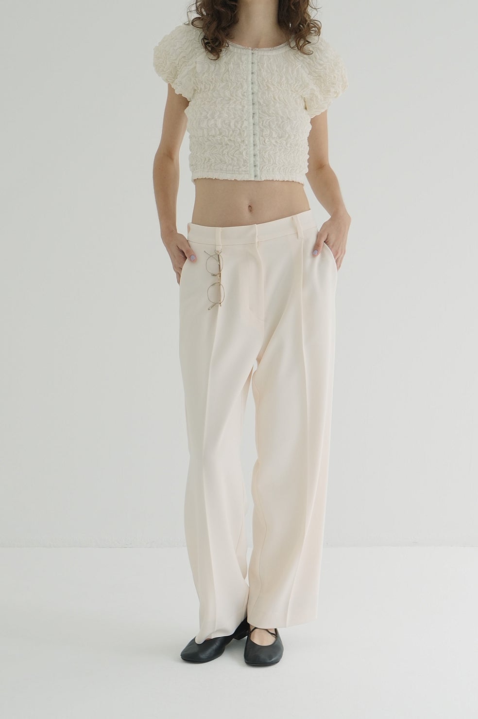 2WAY TUCK STRAIGHT PANTS