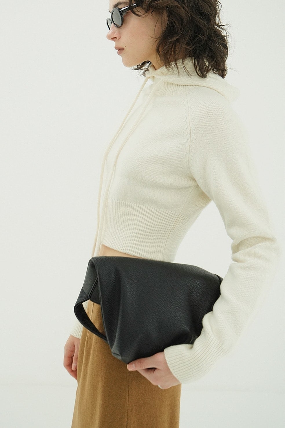 FAKE LEATHER MEDIUM TOTE BAG