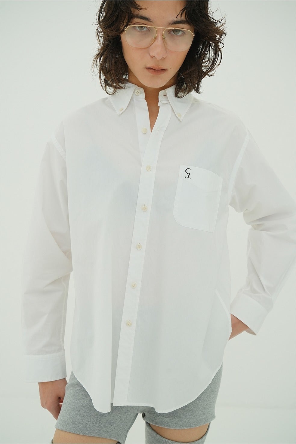 LOGO BUTTON-DOWN BASIC SHIRTS