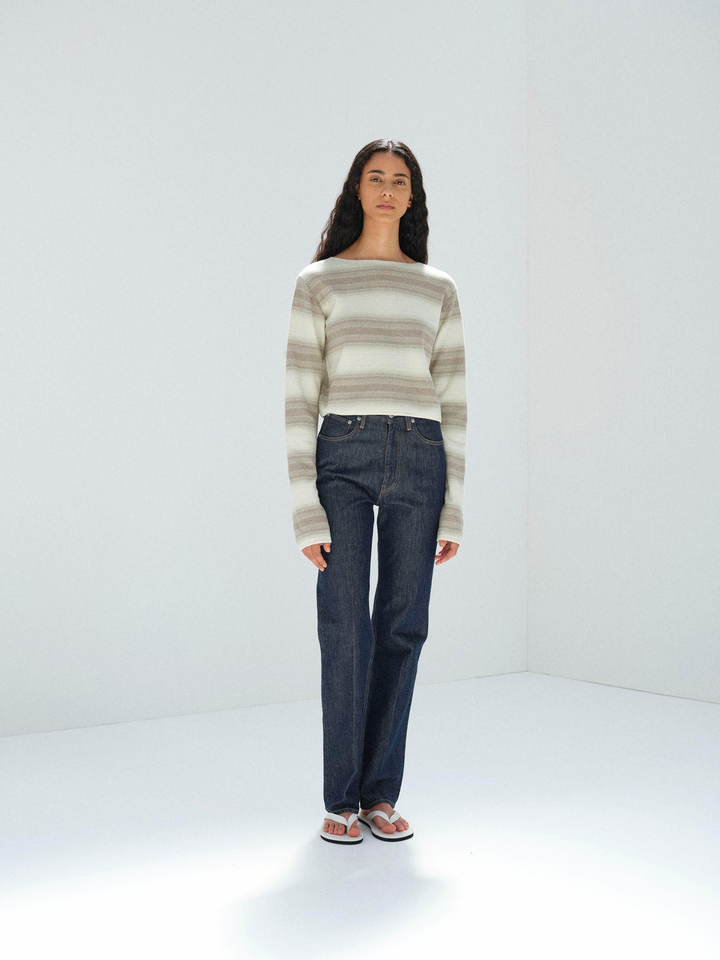 HARD TWIST DENIM 5P PANTS
