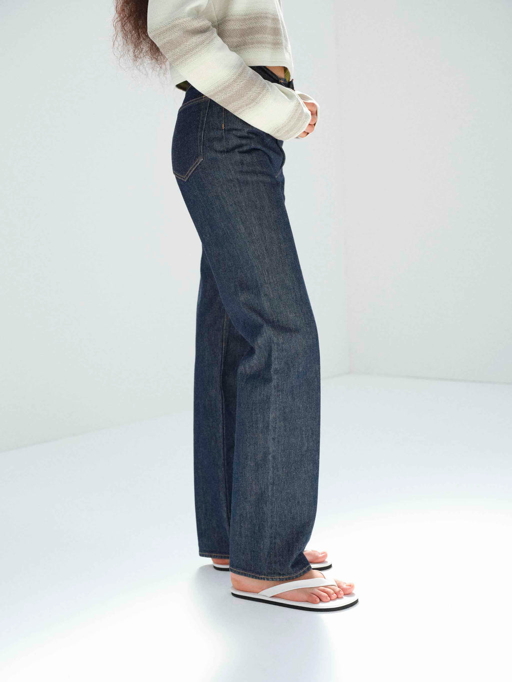 HARD TWIST DENIM 5P PANTS