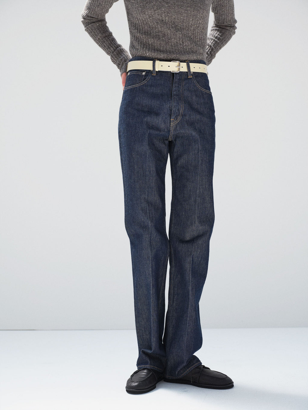 HARD TWIST DENIM 5P PANTS