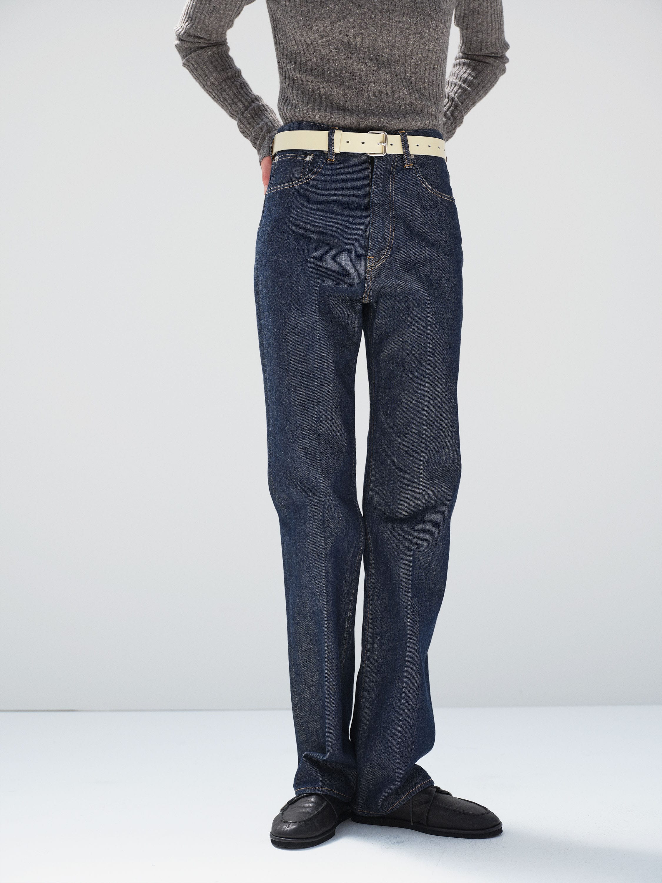 HARD TWIST DENIM 5P PANTS