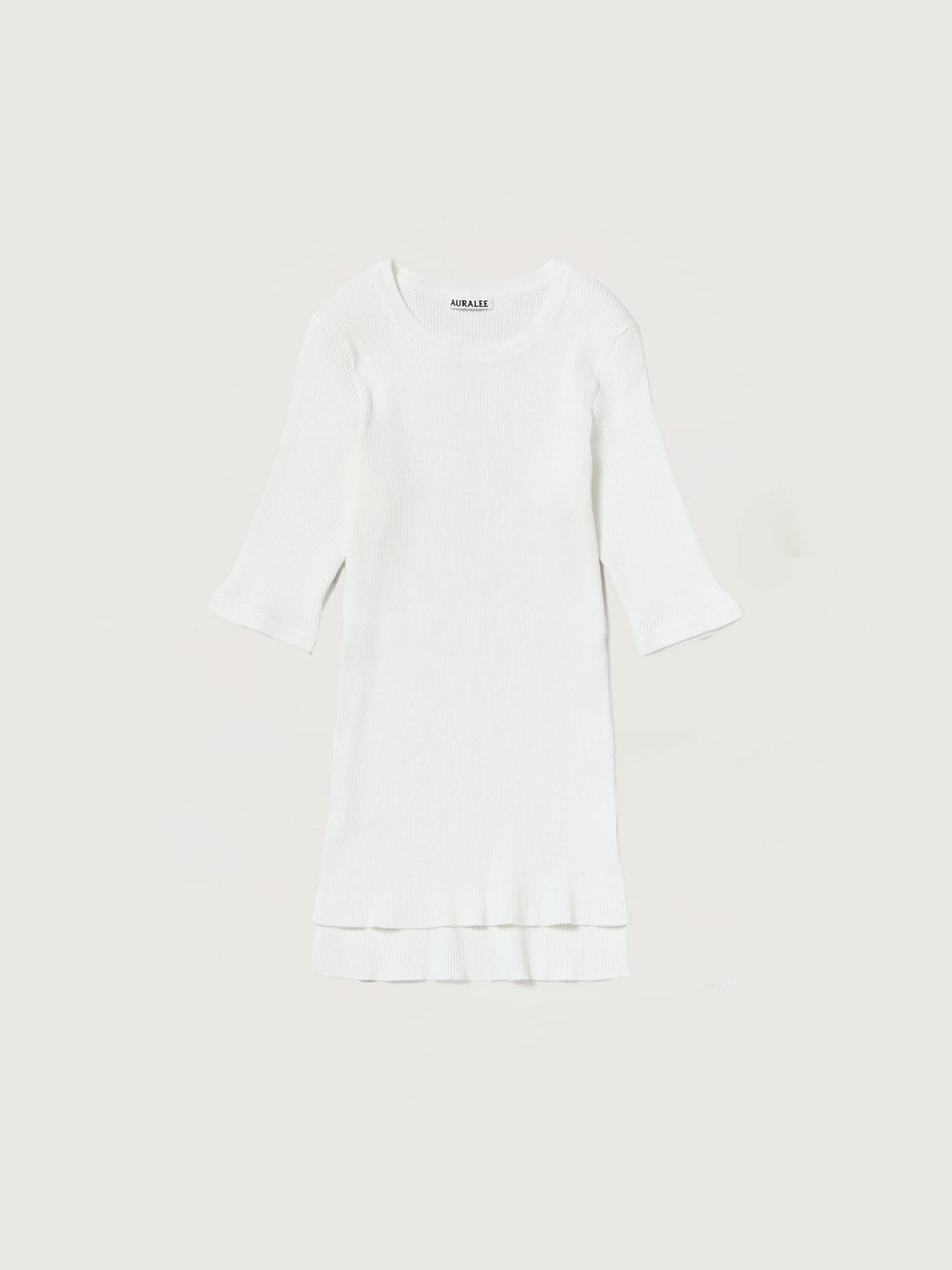 COTTON HIGH GAUGE RIB KNIT TEE