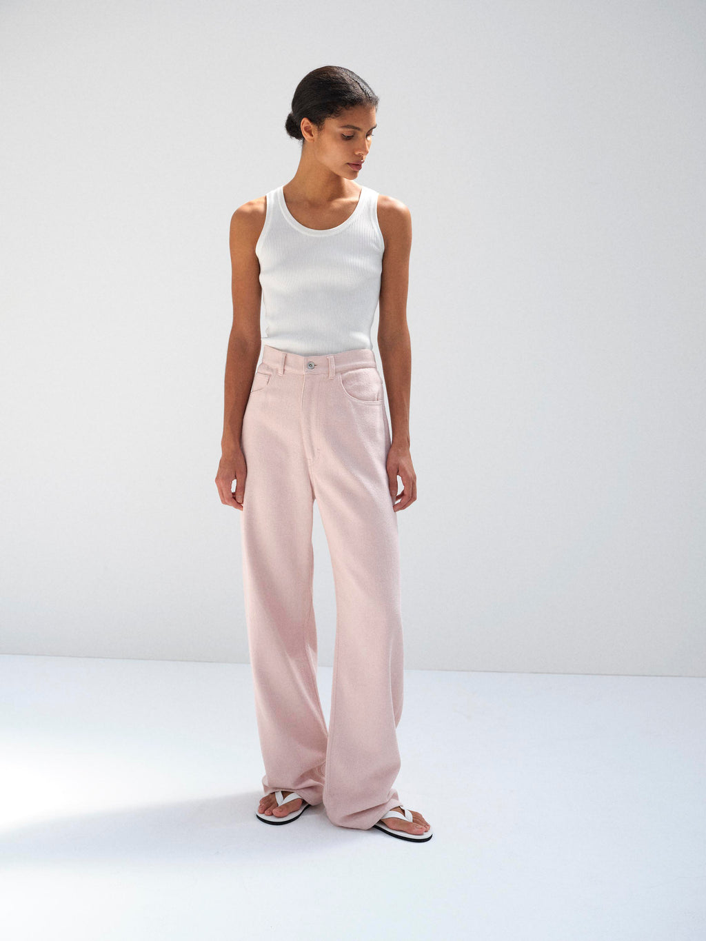 COTTON HIGH GAUGE RIB KNIT TANK