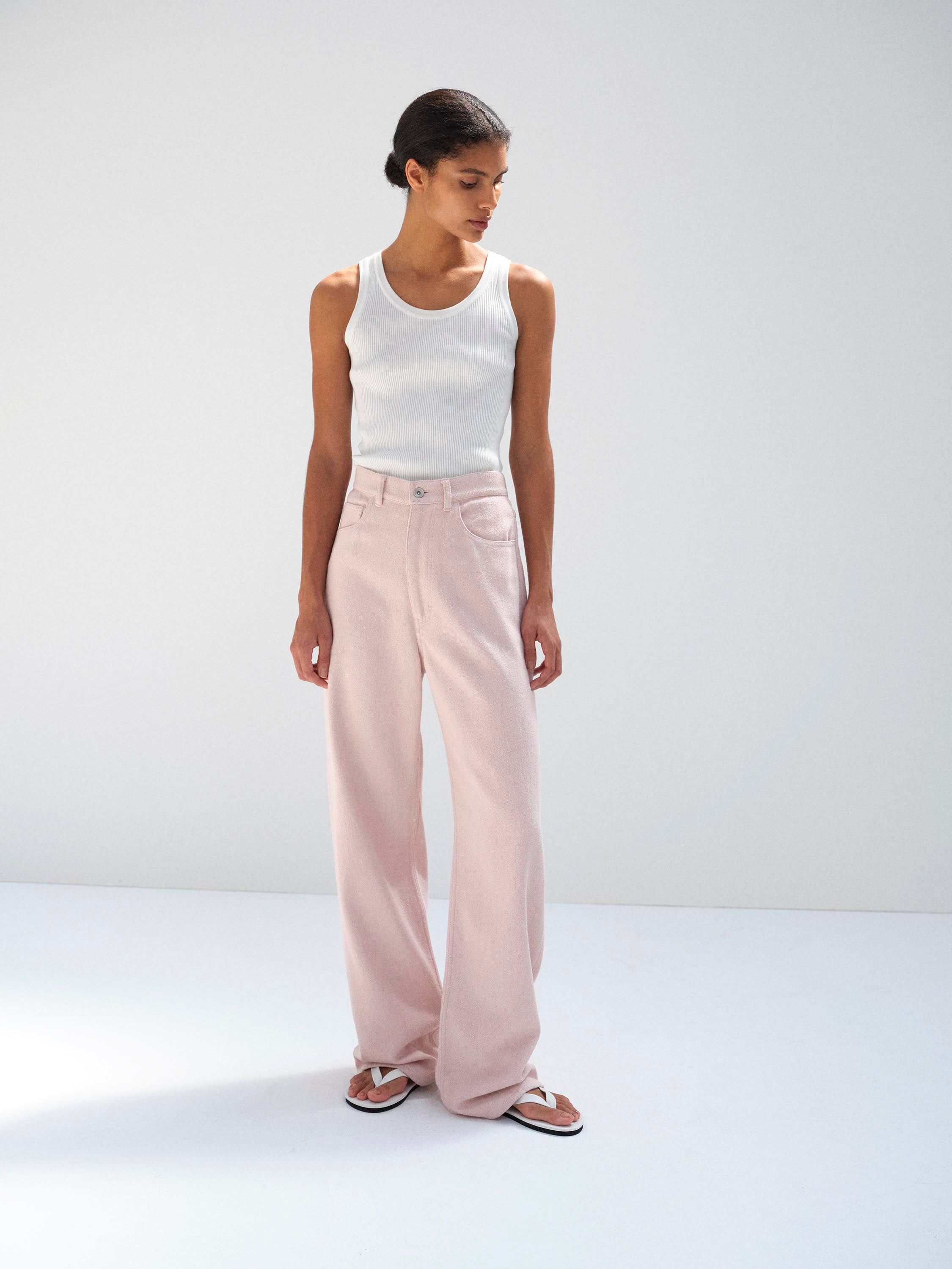 COTTON HIGH GAUGE RIB KNIT TANK