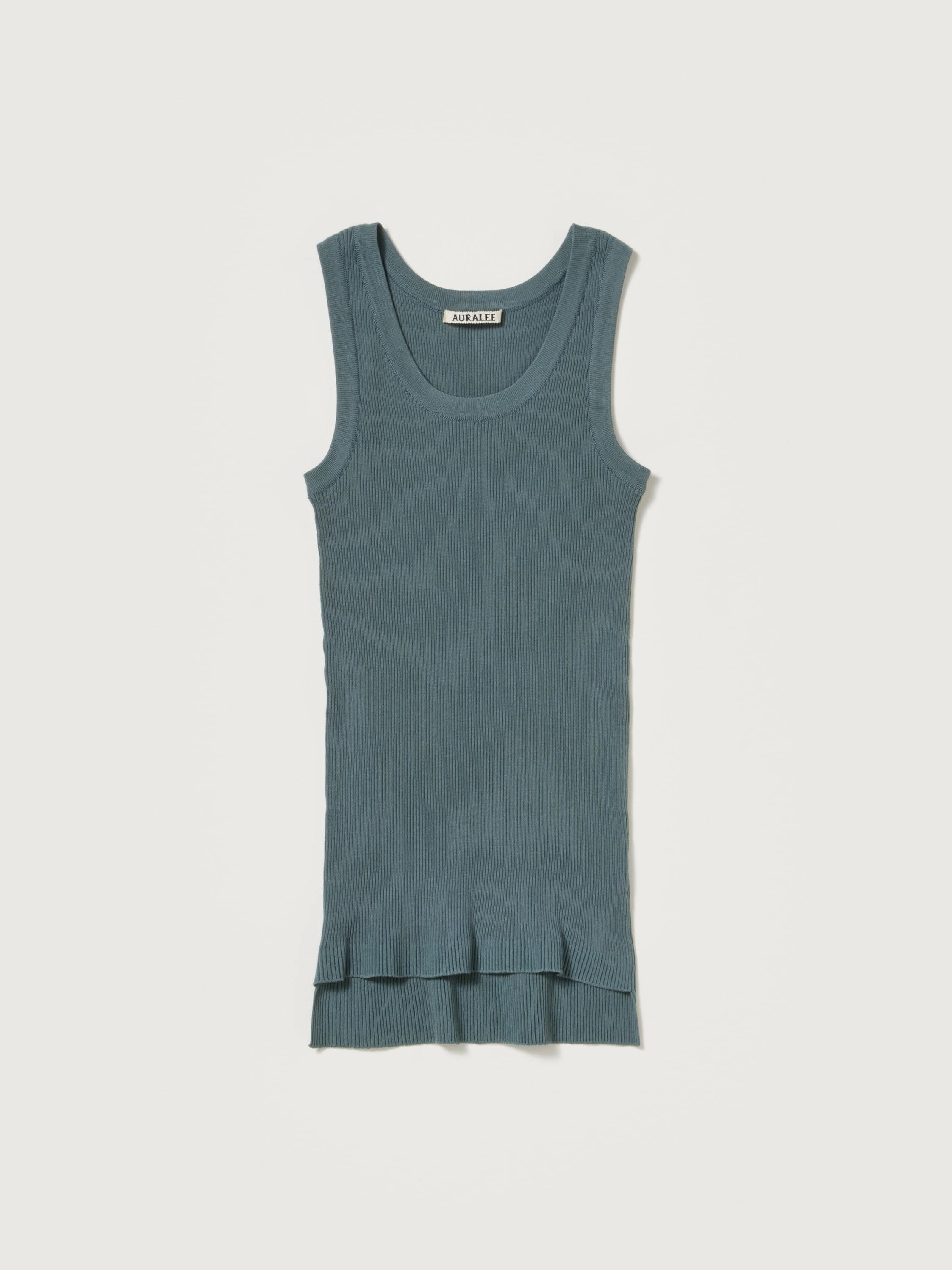 COTTON HIGH GAUGE RIB KNIT TANK