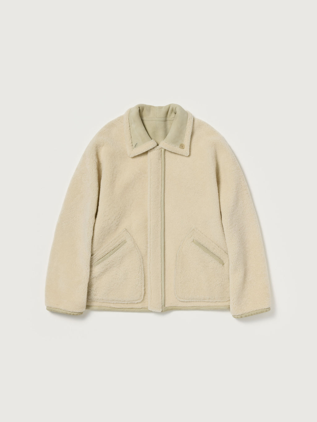 MERINO MOUTON ZIP BLOUSON