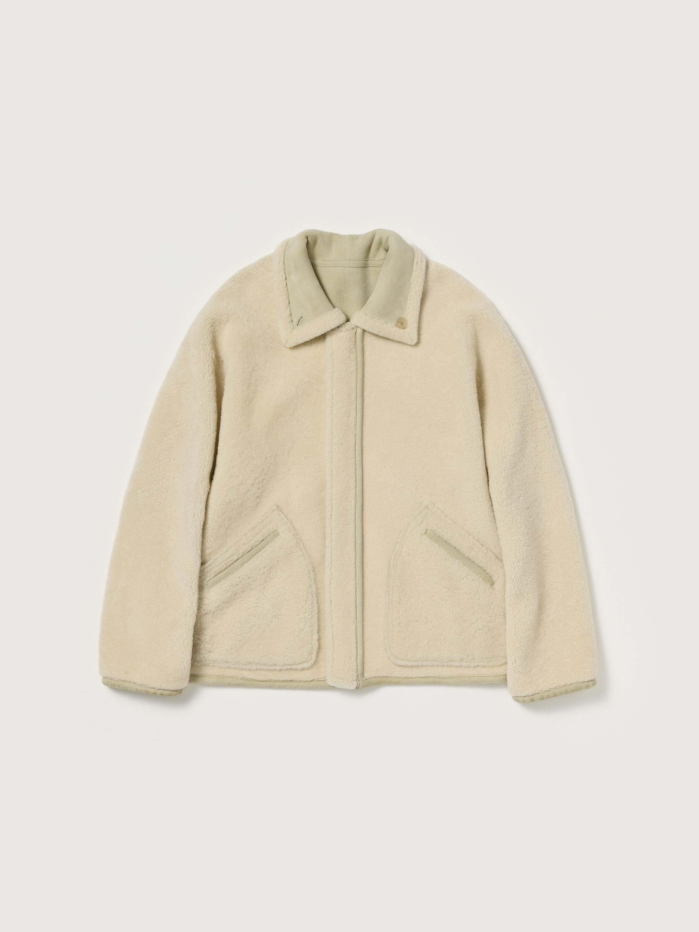 MERINO MOUTON ZIP BLOUSON