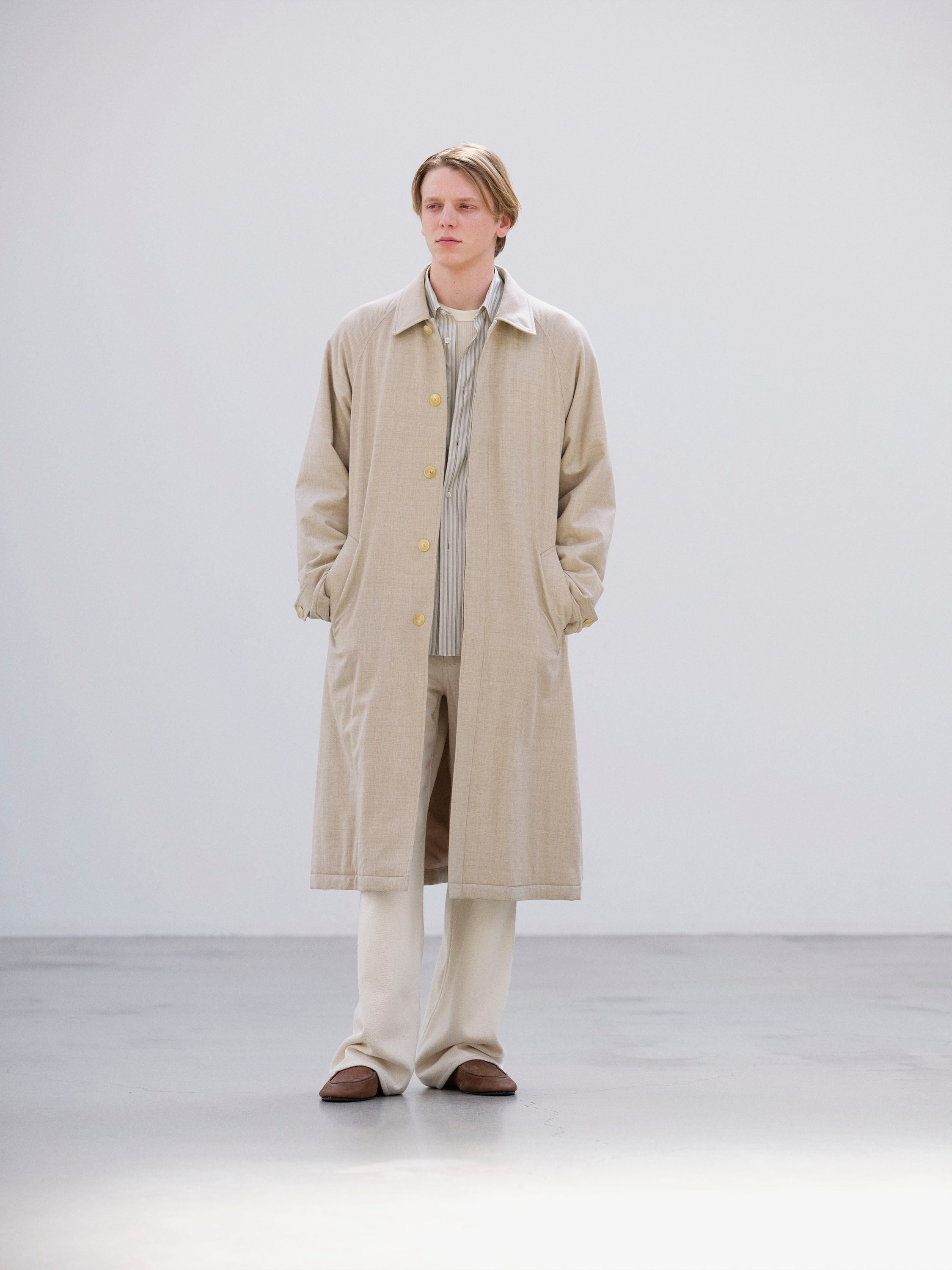 SUPER LIGHT WOOL PADDED COAT