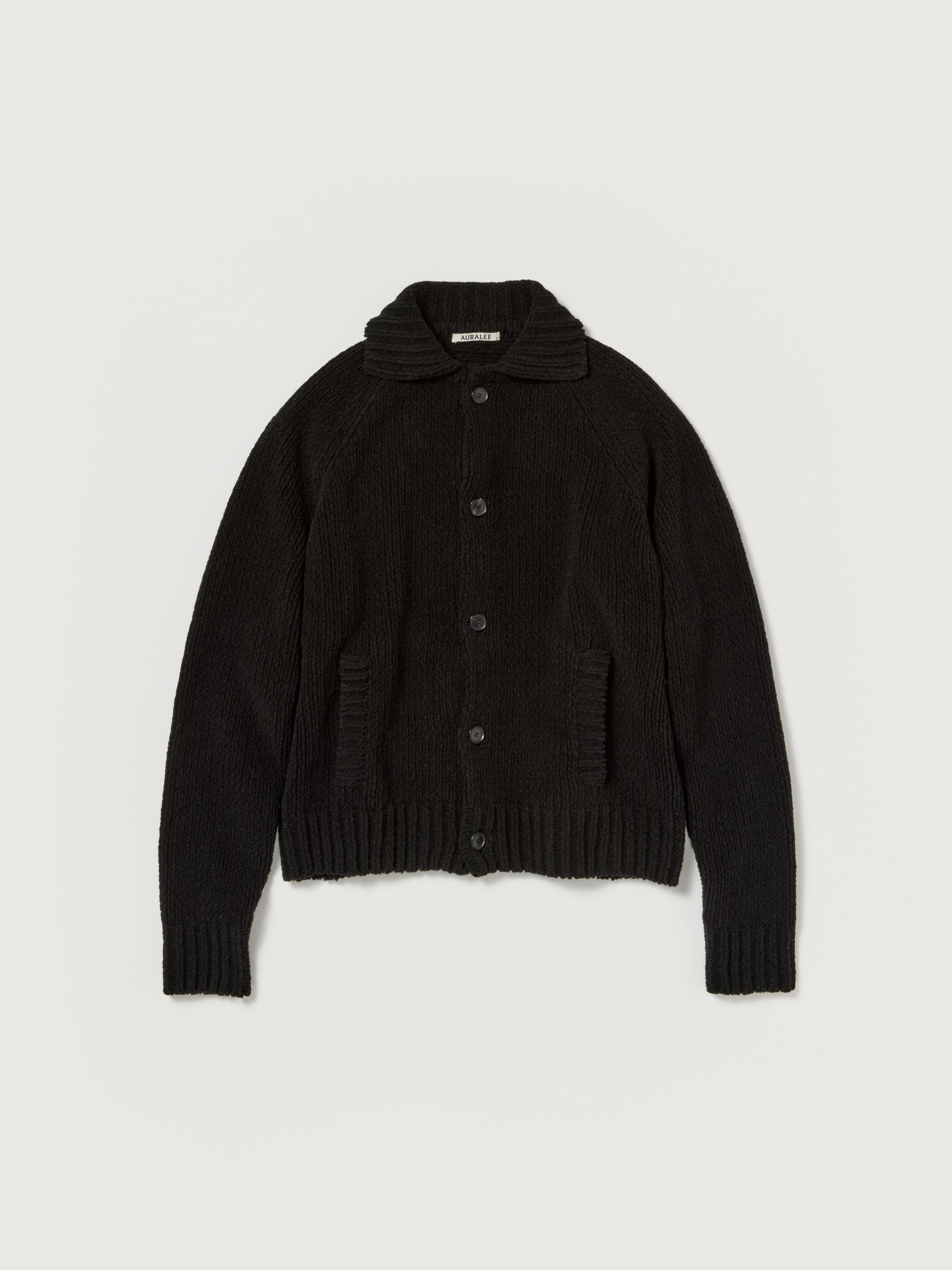 CASHMERE CHENILLE KNIT CARDIGAN