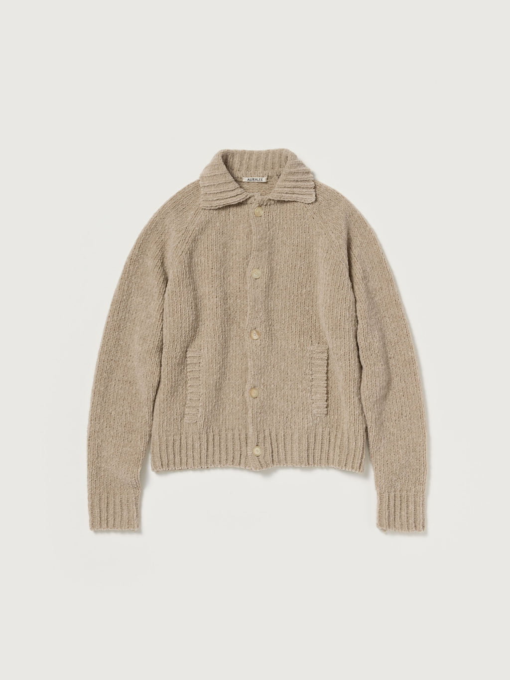 CASHMERE CHENILLE KNIT CARDIGAN