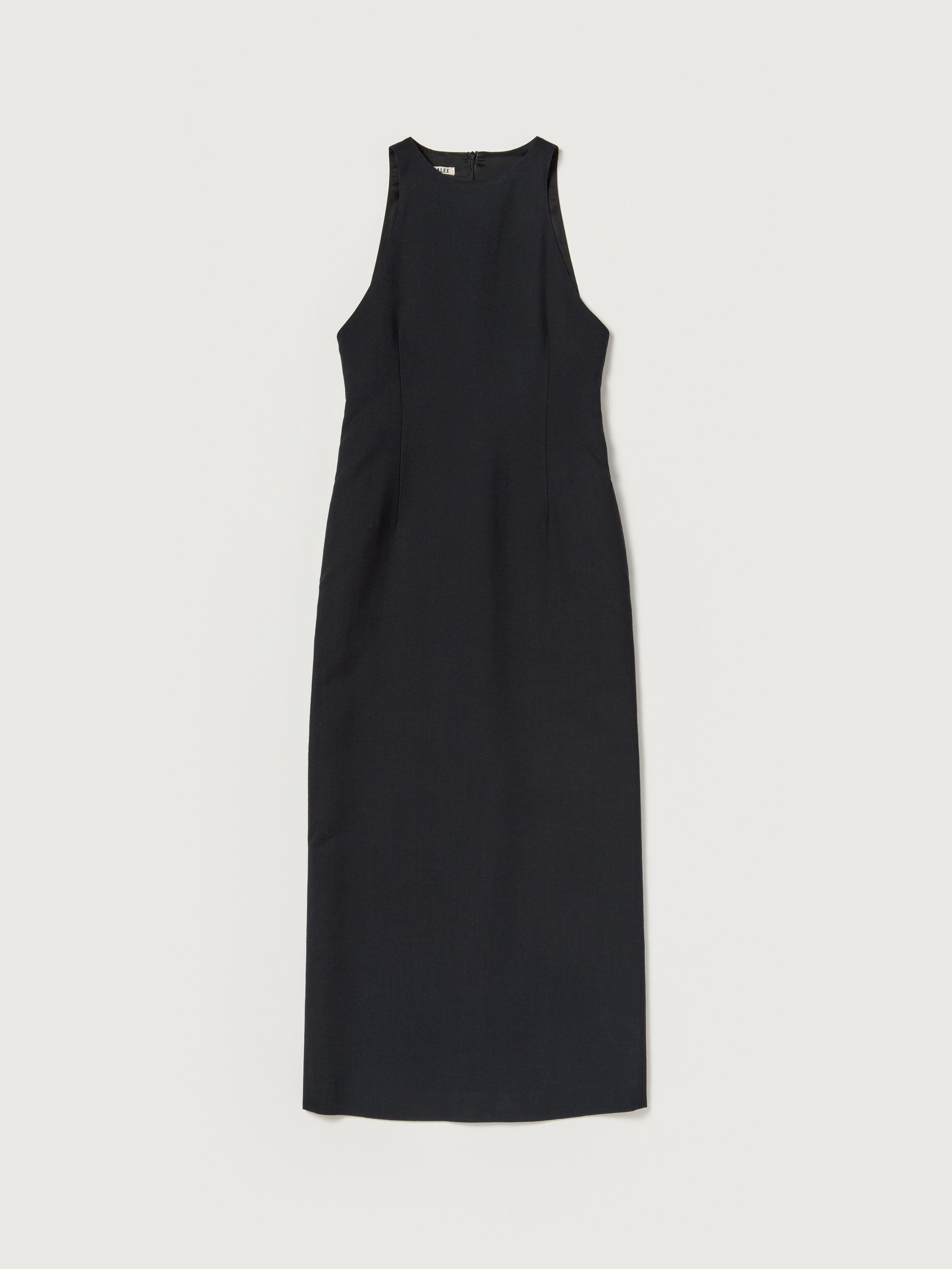 TENSE WOOL DOUBLE CLOTH SLEEVELESS DRESS