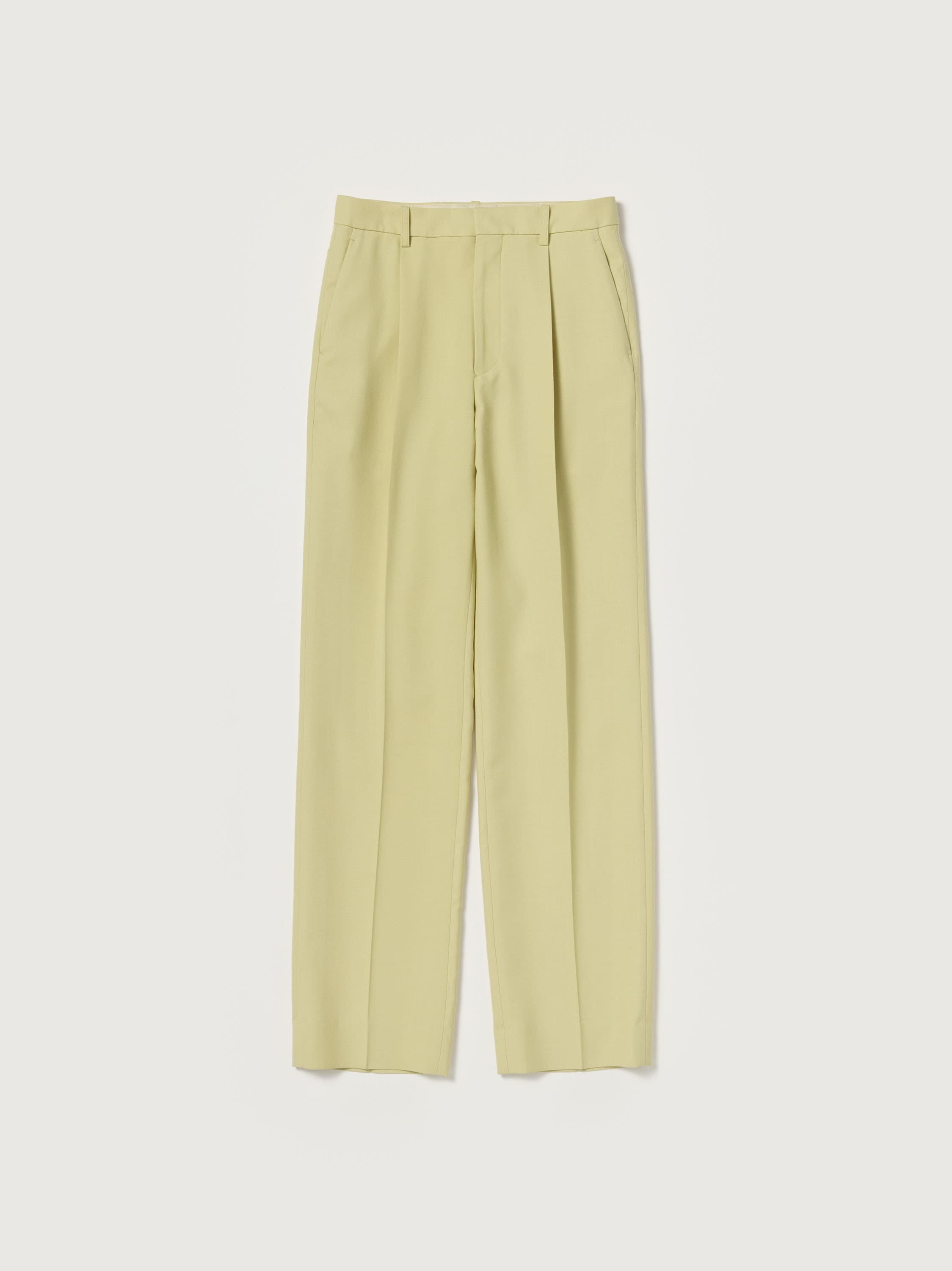TENSE WOOL DOUBLE CLOTH SLACKS