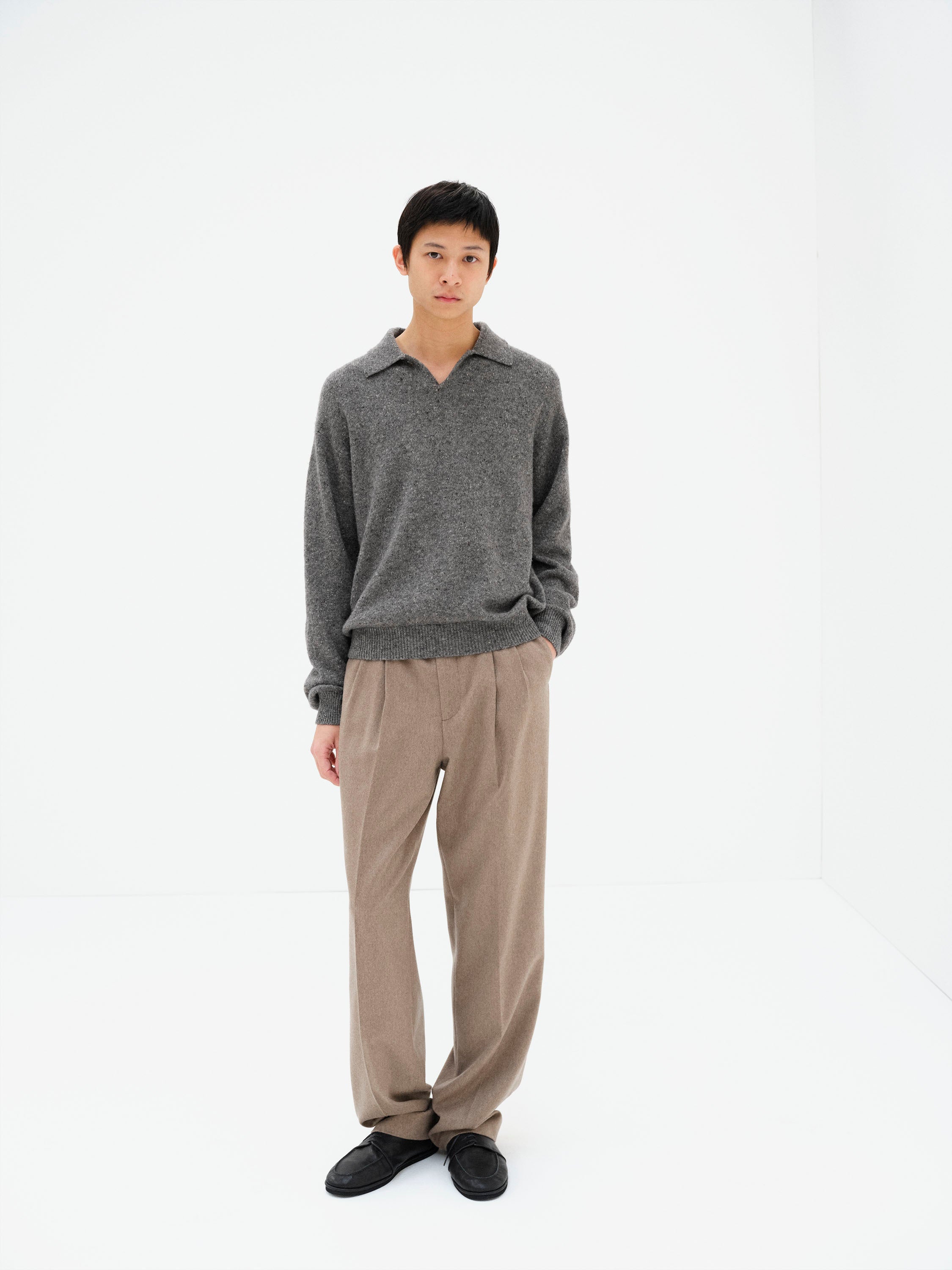 CASHMERE NEP KNIT POLO