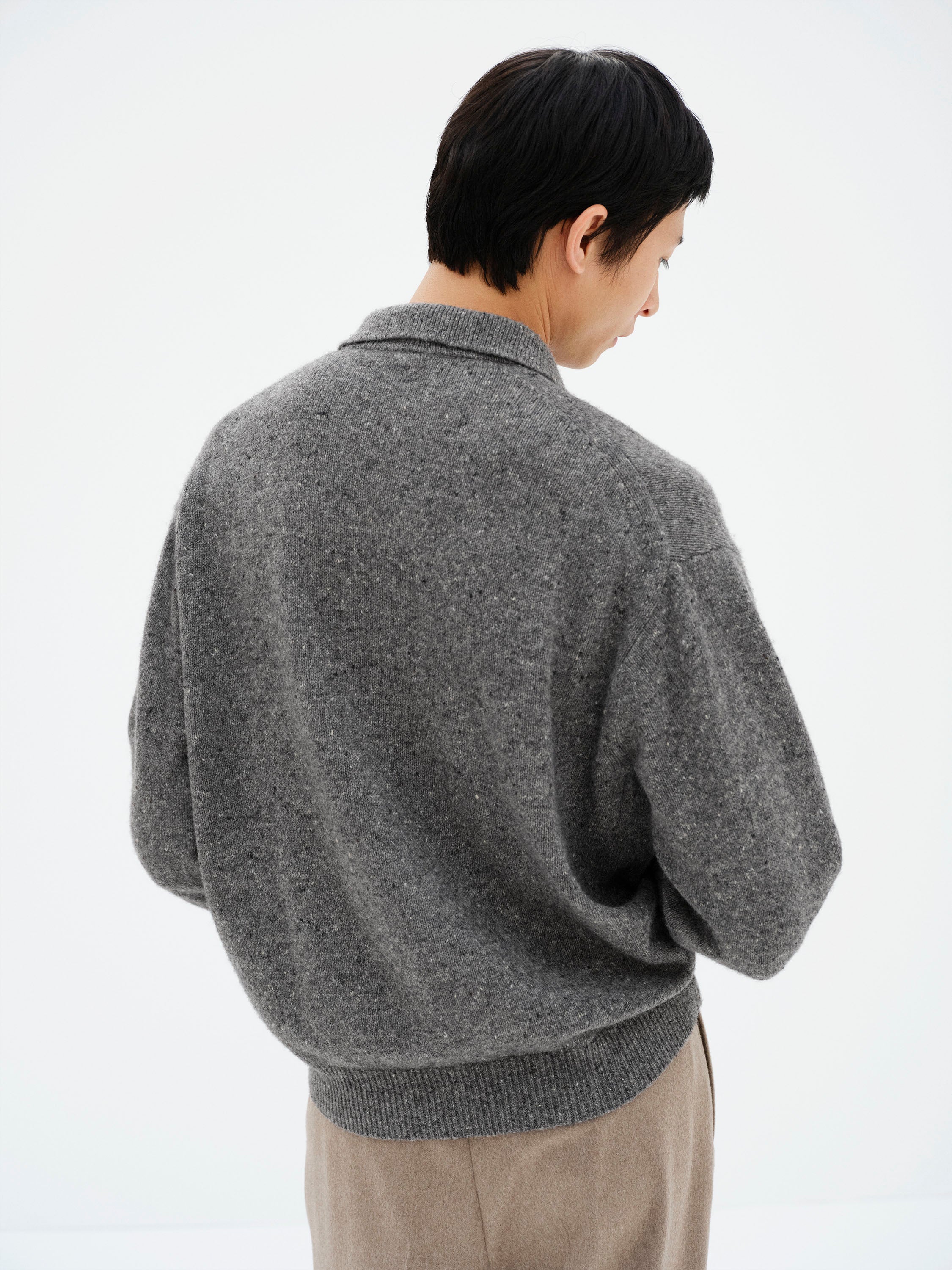CASHMERE NEP KNIT POLO