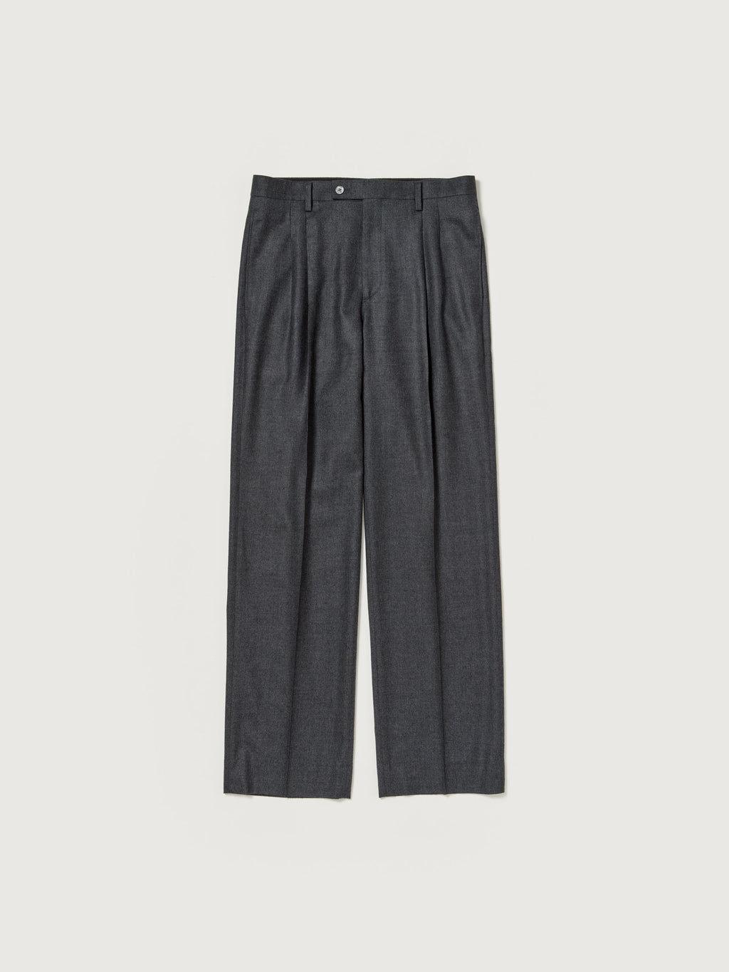 SUPER LIGHT WOOL TWO-TUCK SLACKS