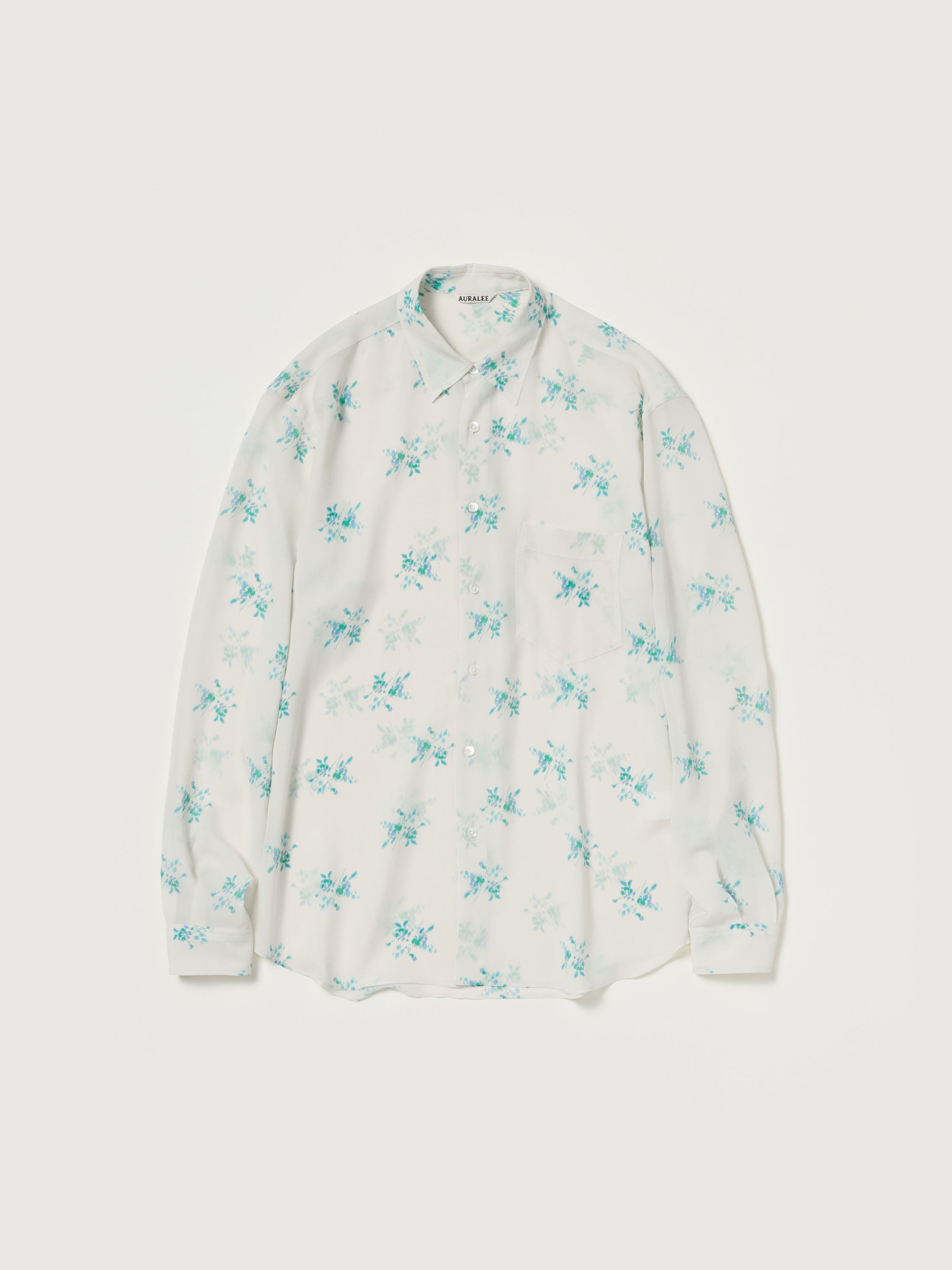 PRINTED AIRY SILK GEORGETTE SHIRT