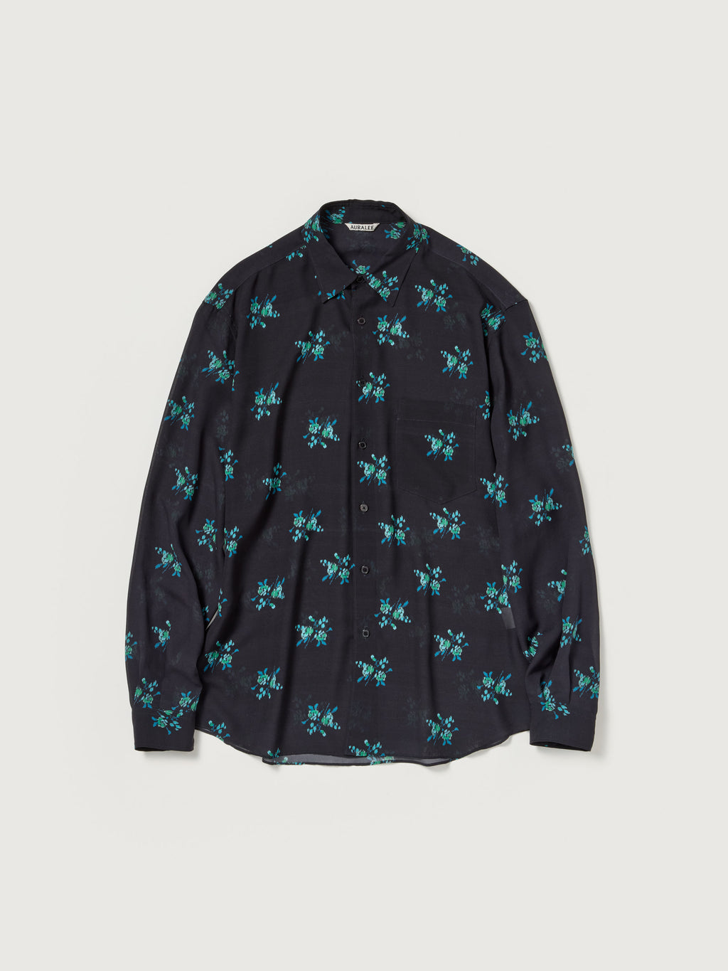 PRINTED AIRY SILK GEORGETTE SHIRT