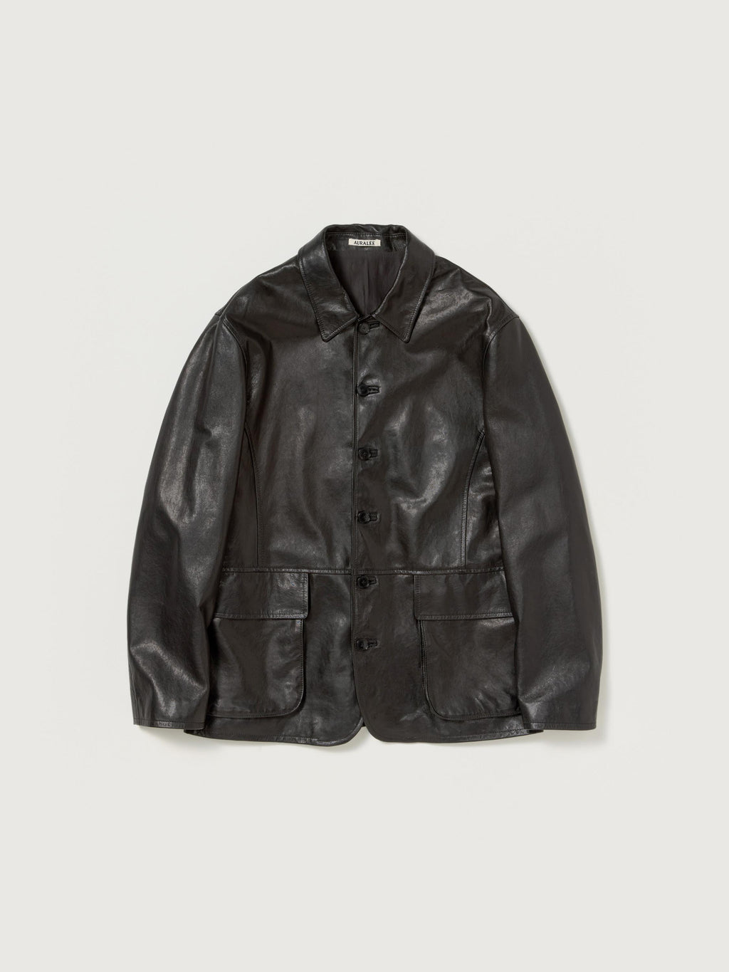 TEXTURED LAMB LEATHER BLOUSON