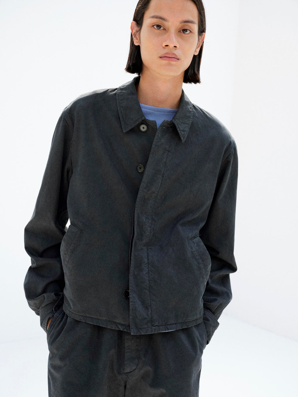 GARMENT-DYED FINX LIGHT CHINO BLOUSON