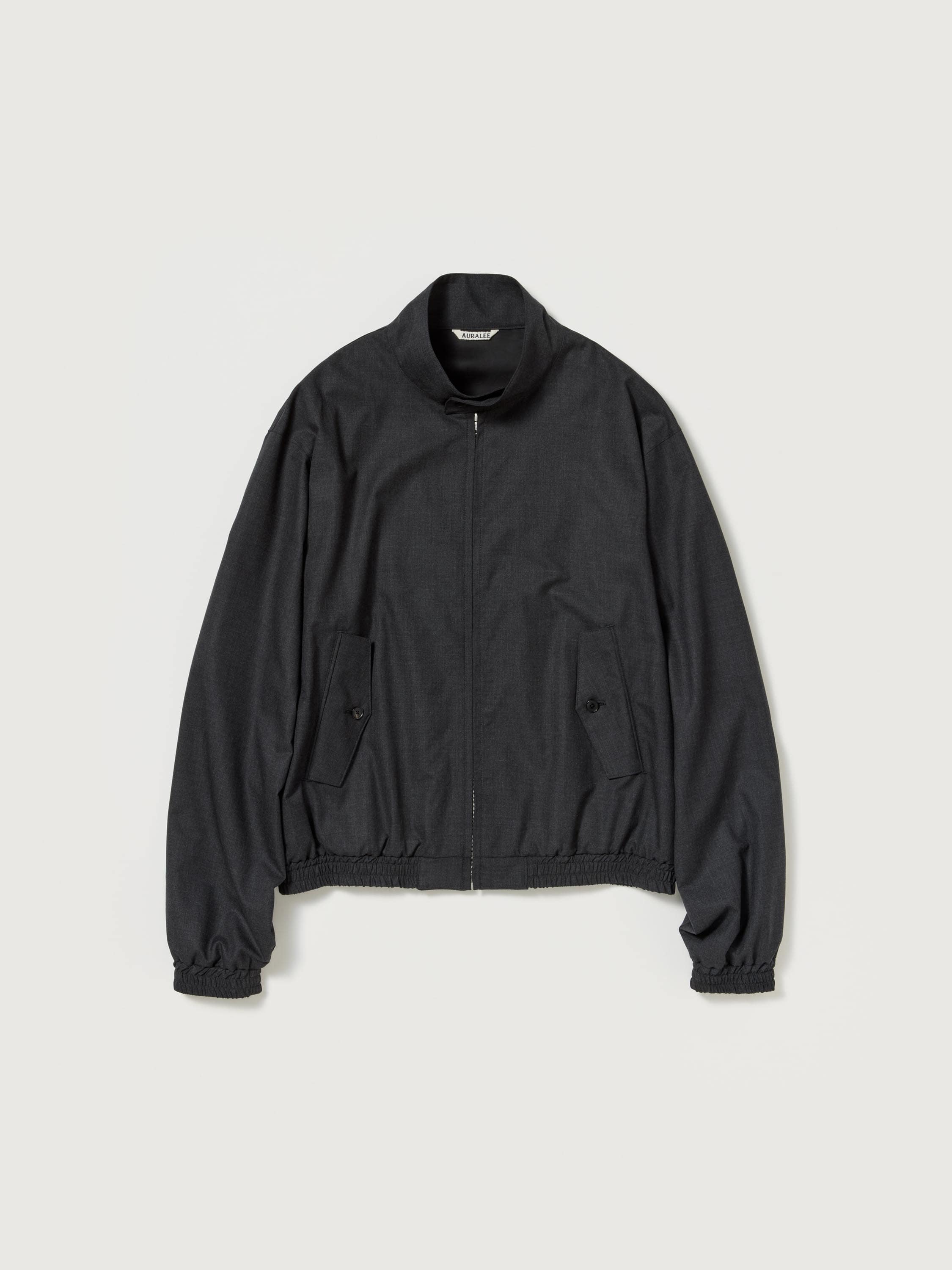 ULTRA FINE TROPICAL WOOL ZIP BLOUSON