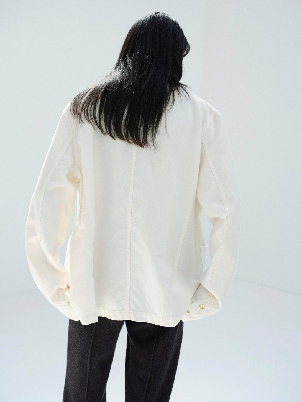 WOOL COTTON LINEN OX WORK JACKET