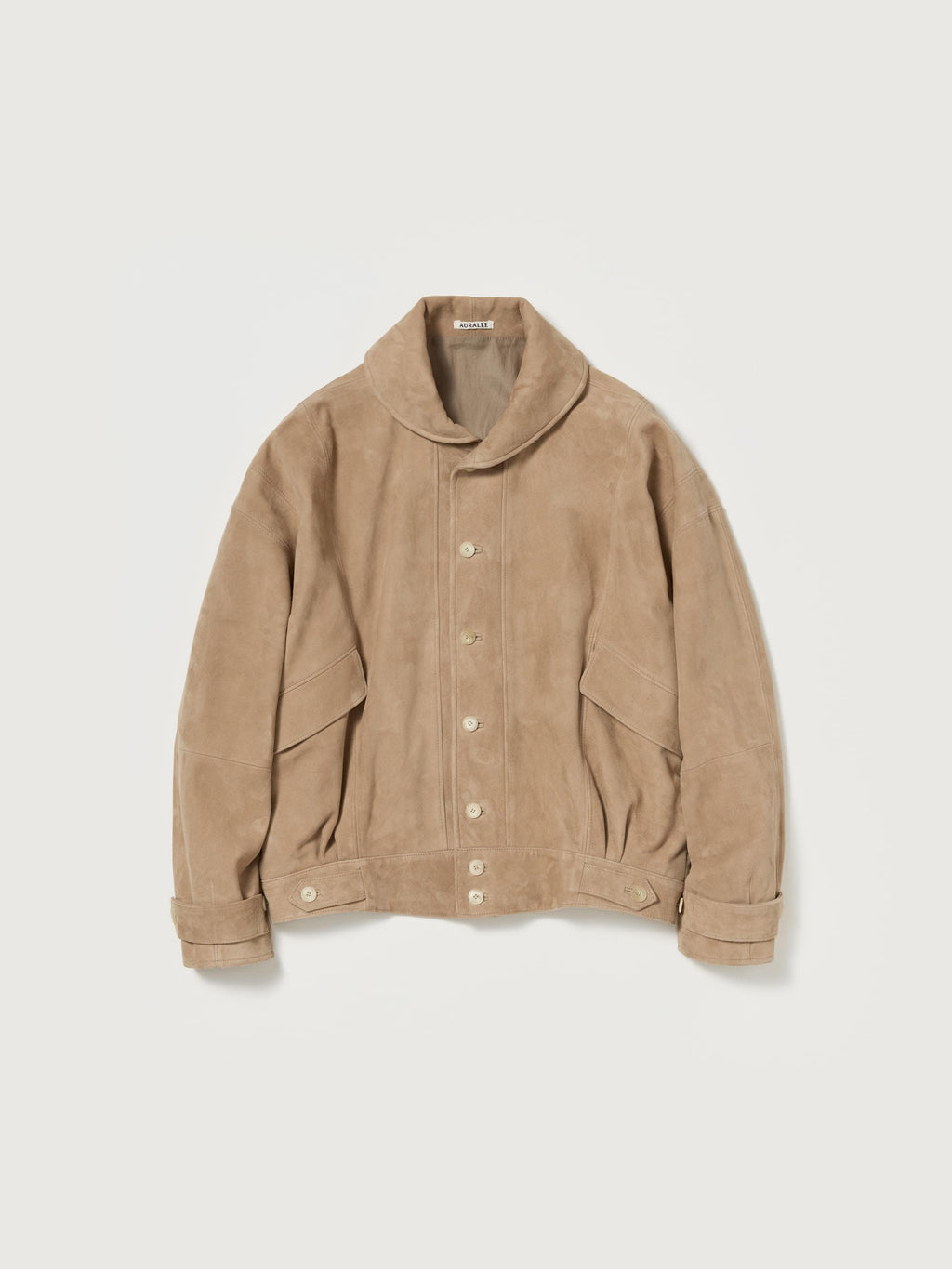 SILKY GRAIN SUEDE BLOUSON