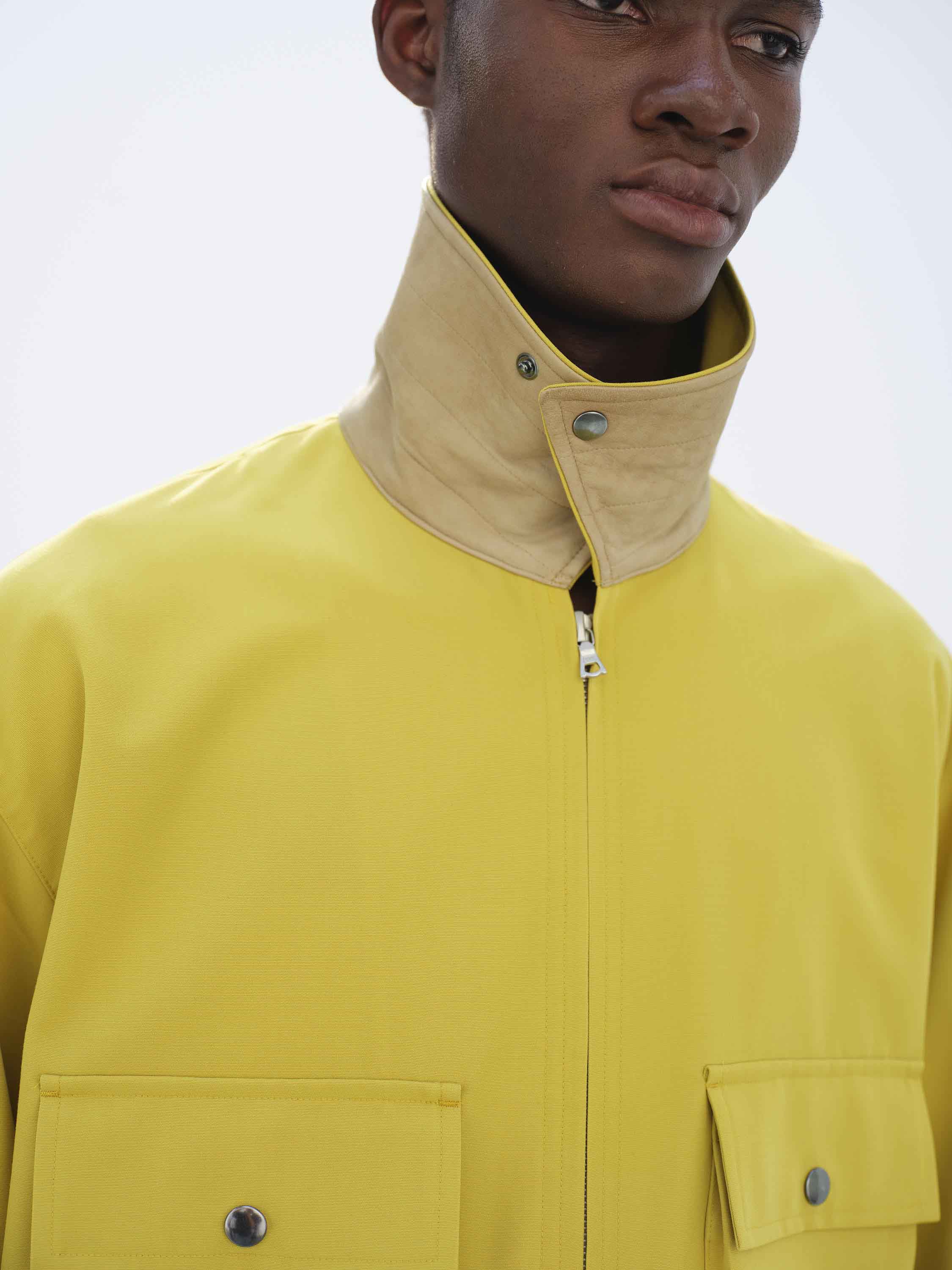 WOOL MAX CANVAS BLOUSON