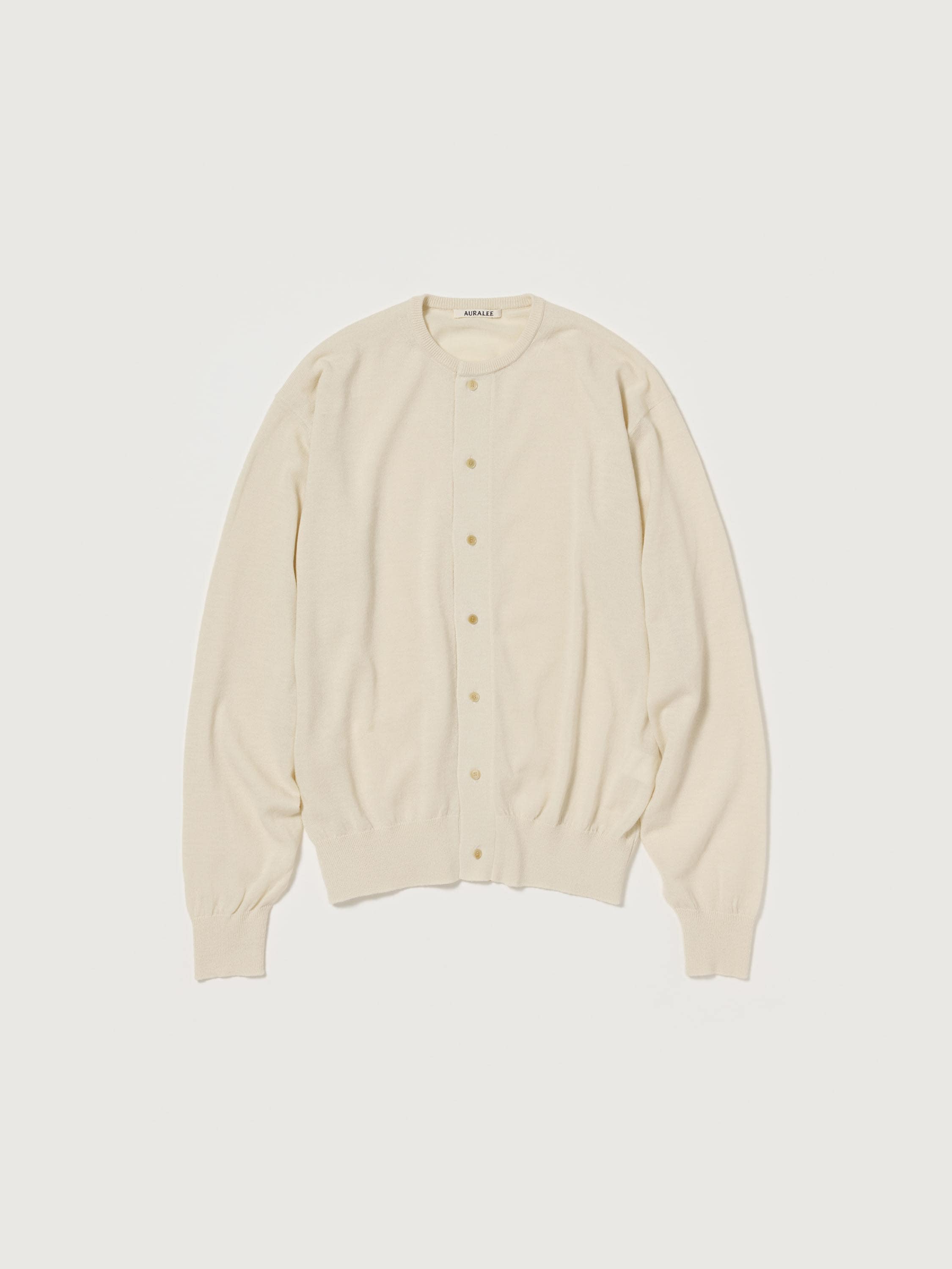 CASHMERE HARD TWIST KNIT CARDIGAN