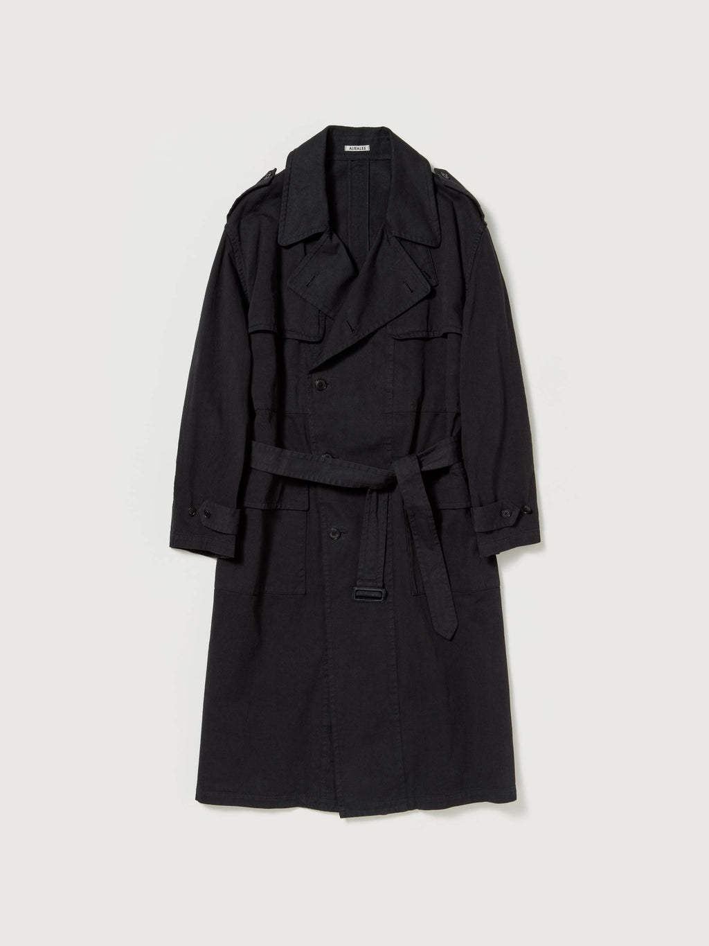 GARMENT-DYED TEXTURED CHINO COAT