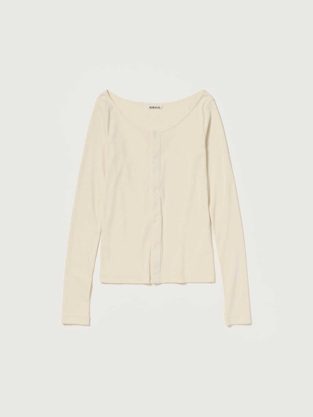 ORGANIC COTTON FINE RIB CARDIGAN