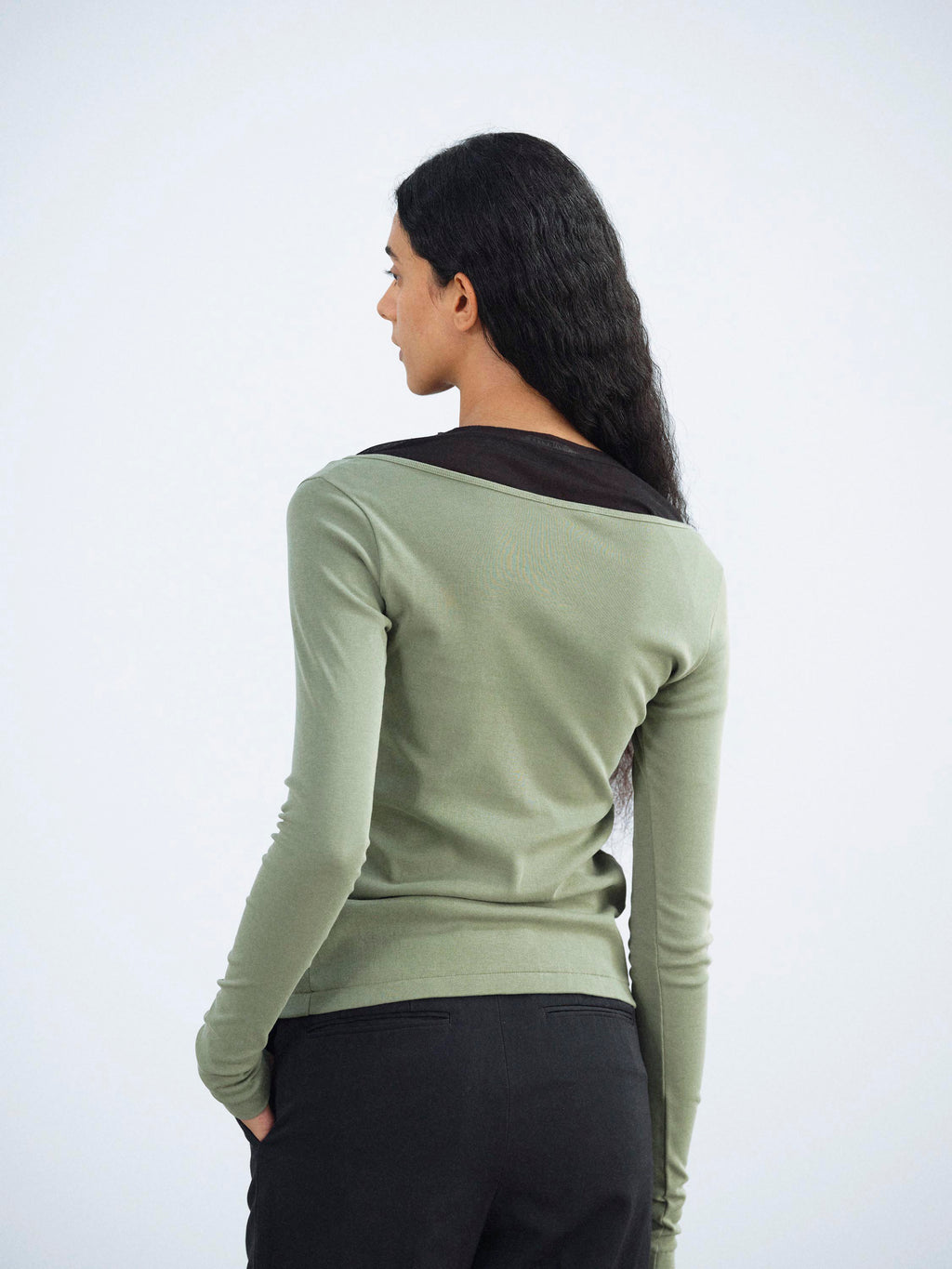 ORGANIC COTTON FINE RIB CARDIGAN
