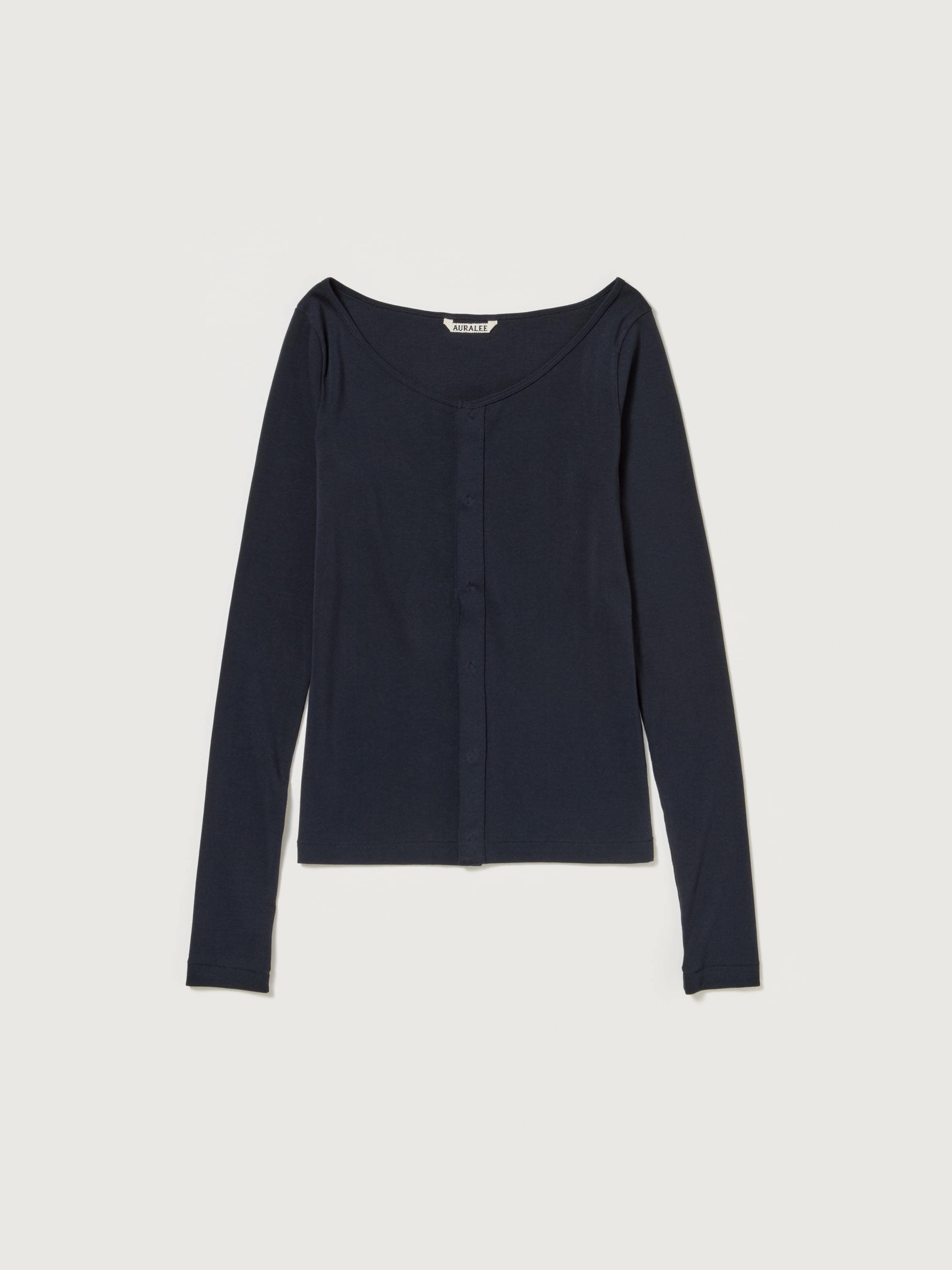 ORGANIC COTTON FINE RIB CARDIGAN