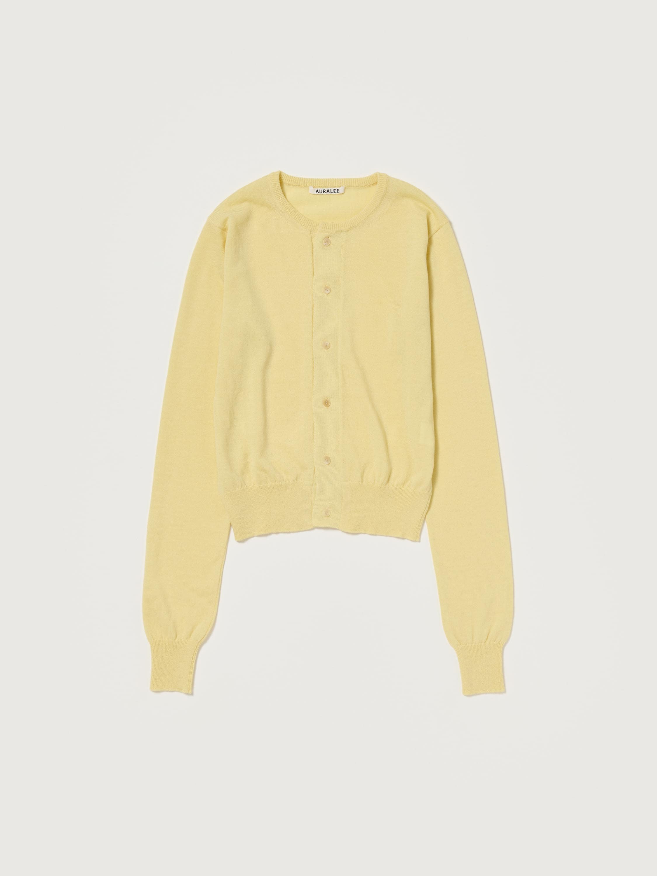 CASHMERE HARD TWIST KNIT CARDIGAN