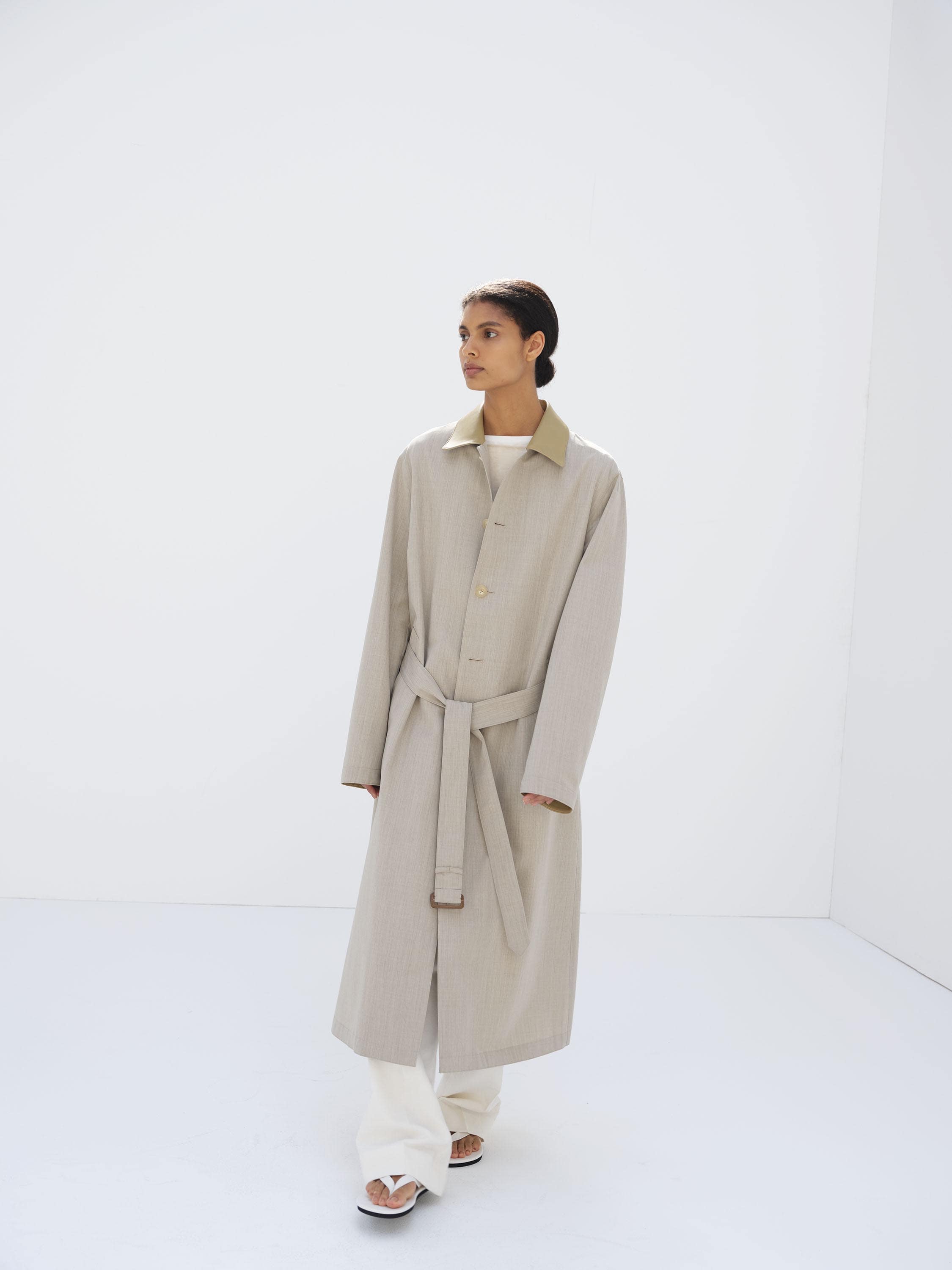 WOOL MAX CANVAS COAT