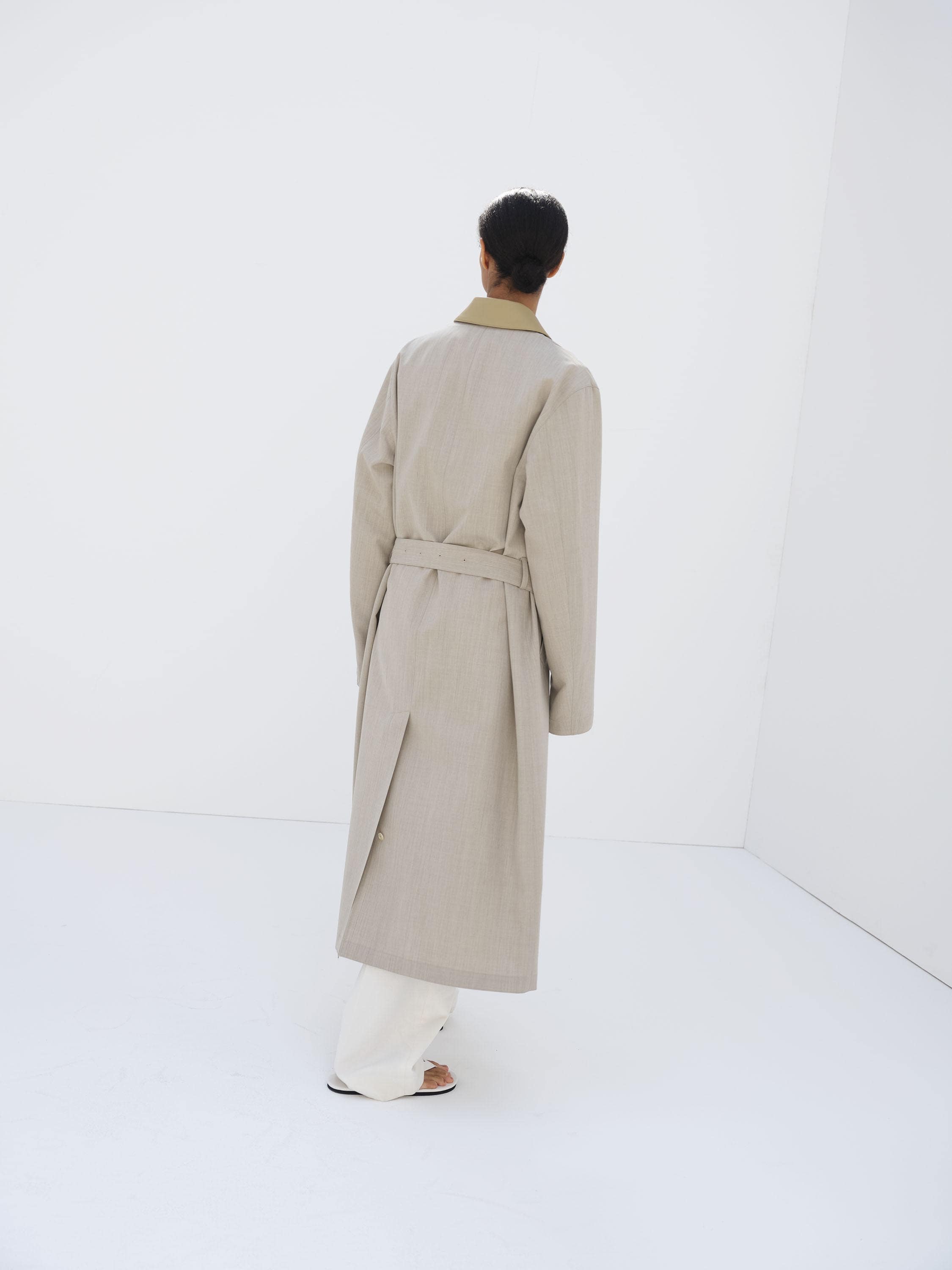 WOOL MAX CANVAS COAT