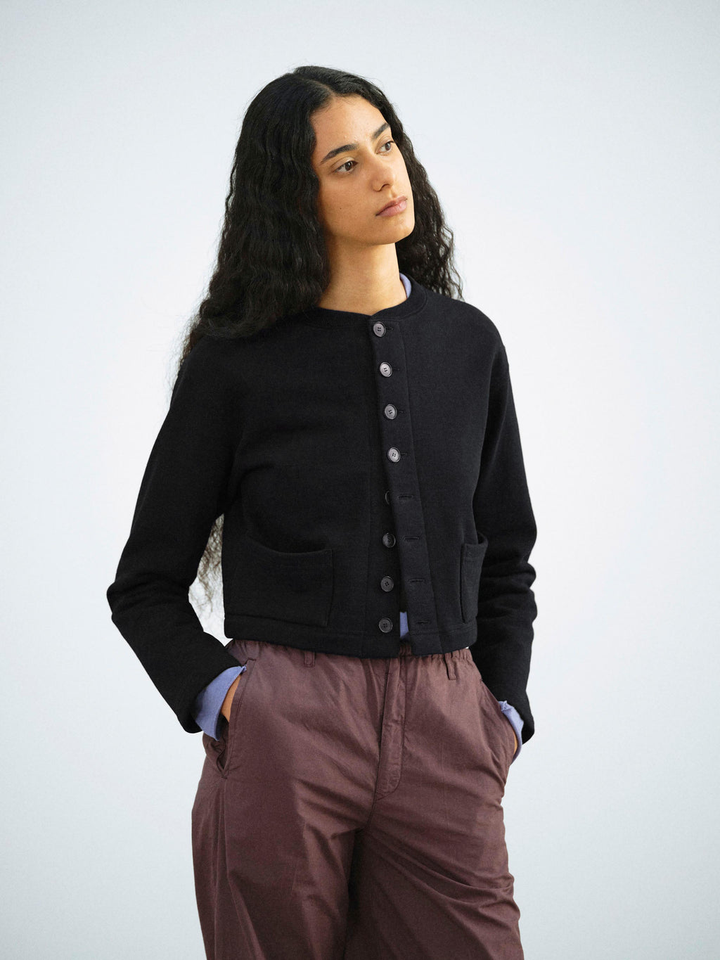 SMOOTH SOFT BD SWEAT CARDIGAN