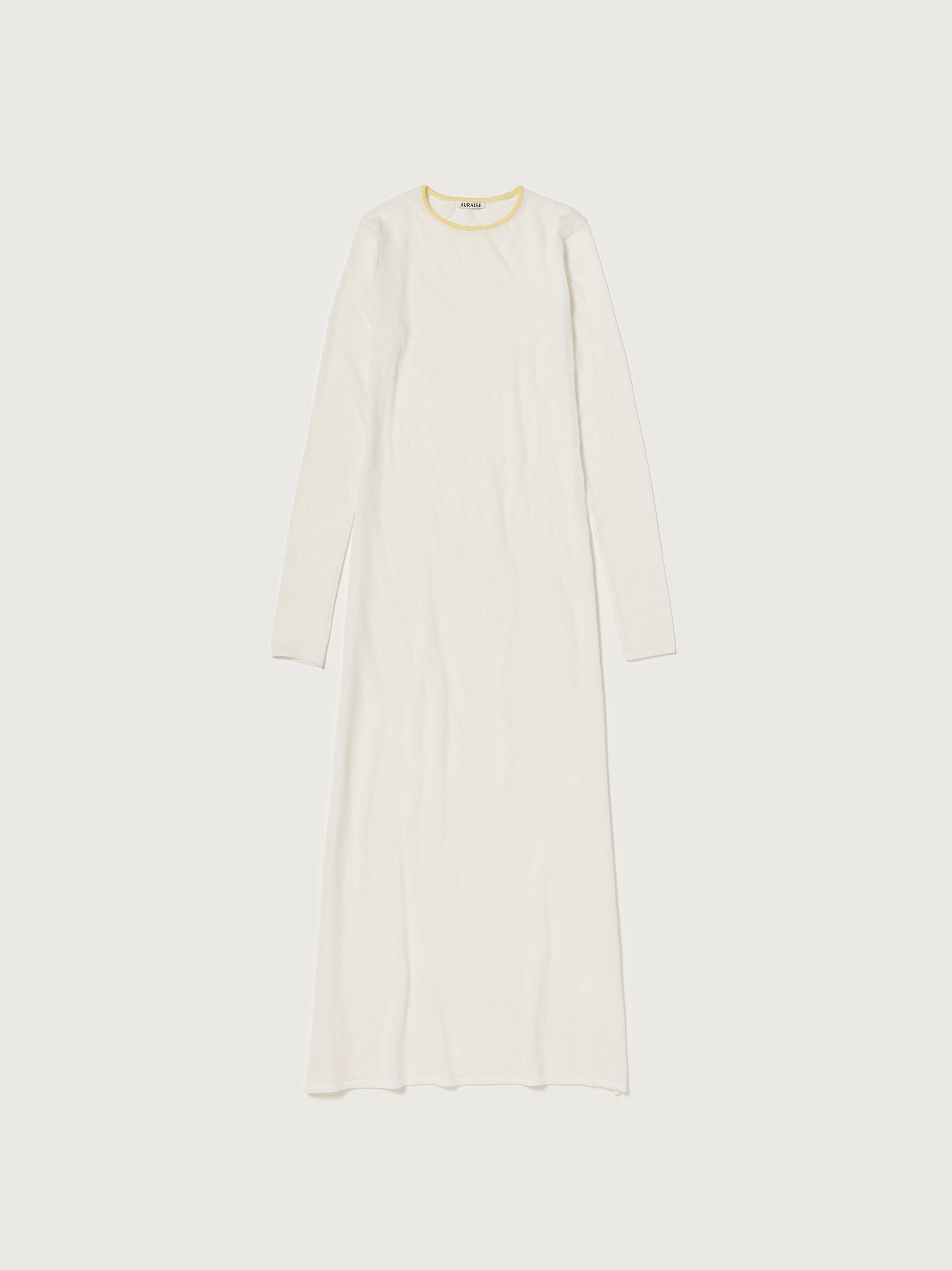 HARD TWIST HIGH GAUGE WOOL SILK KNIT DRESS