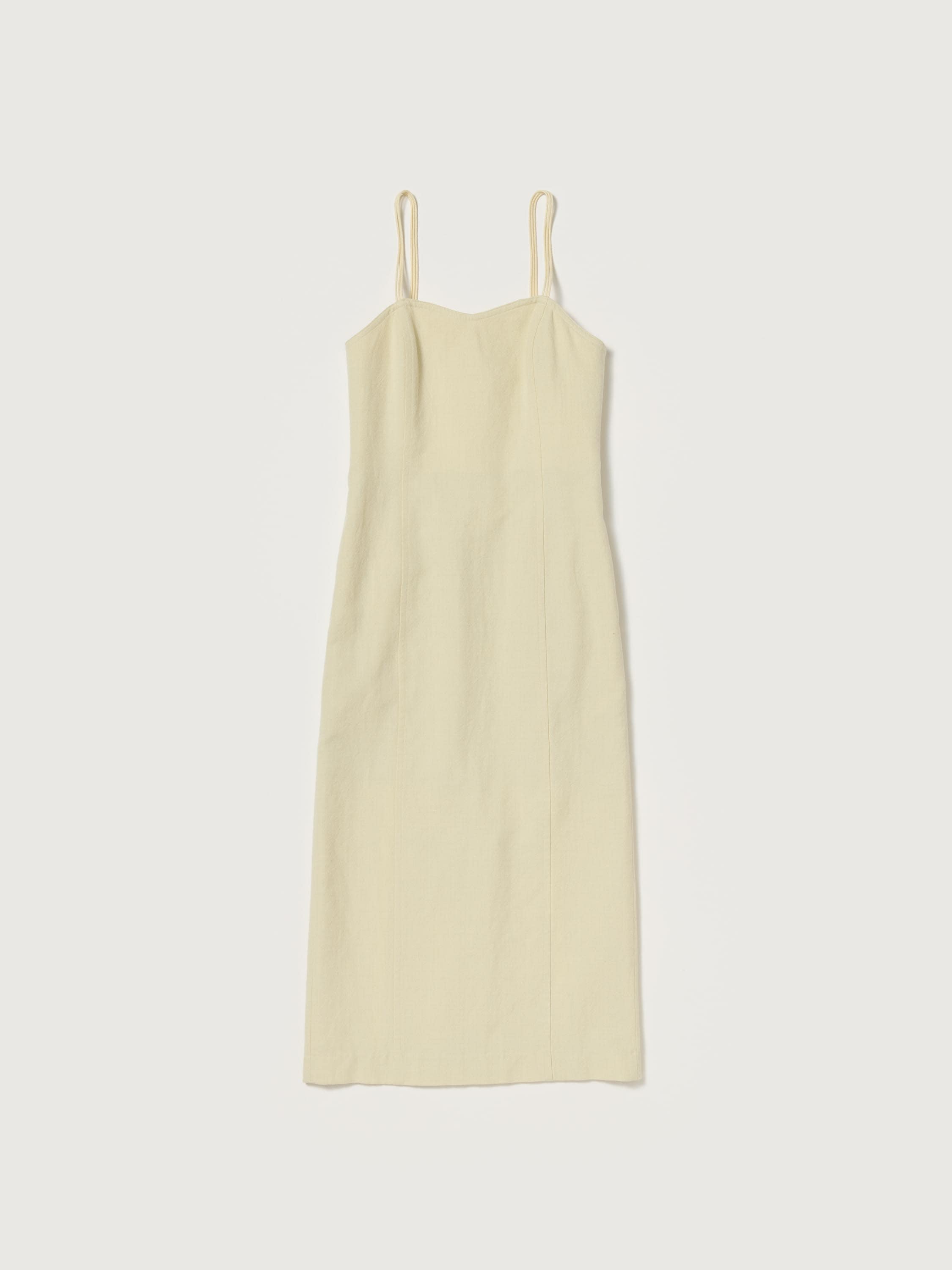 WOOL COTTON LINEN OX CAMISOLE DRESS