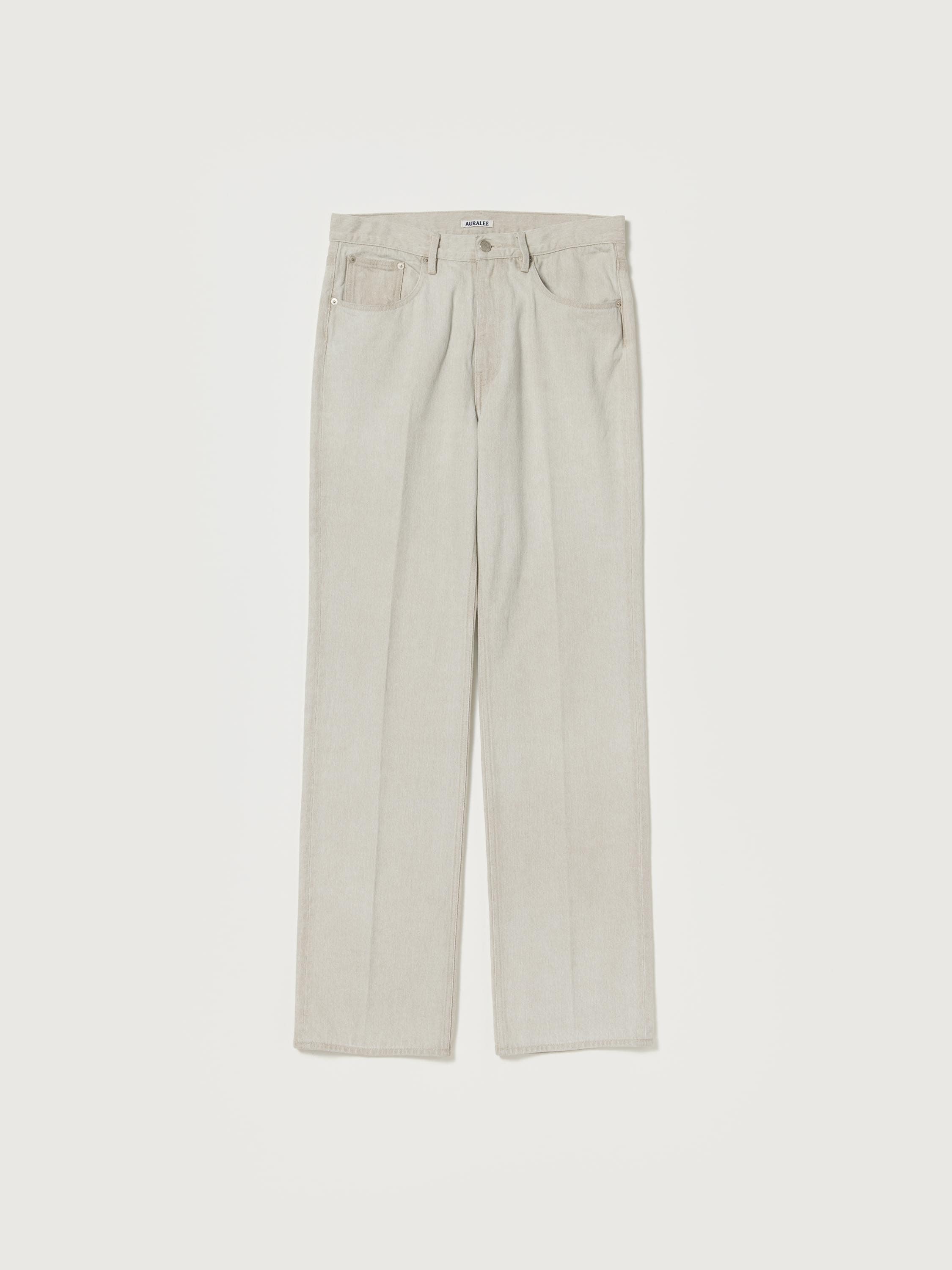 FADED HARD TWIST BROWN DENIM 5P PANTS