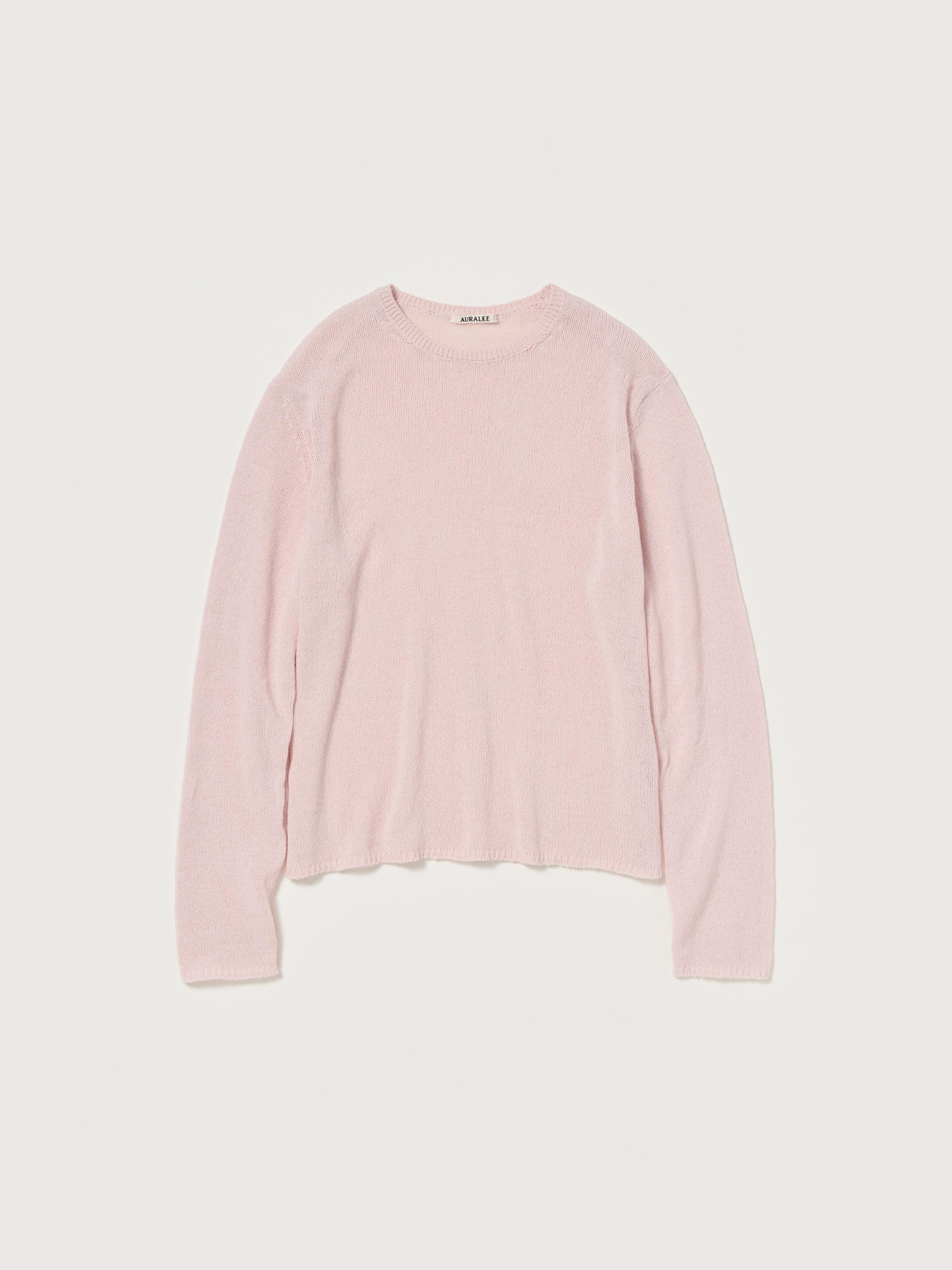 SUMMER CASHMERE KNIT P/O - LIGHT PINK