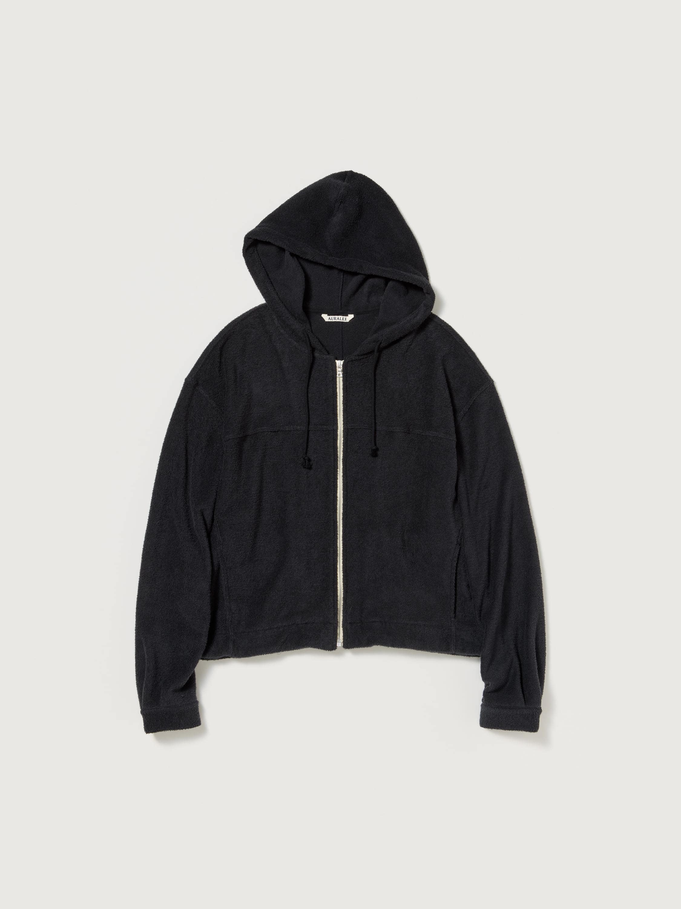 COTTON NYLON PILE ZIP PARKA